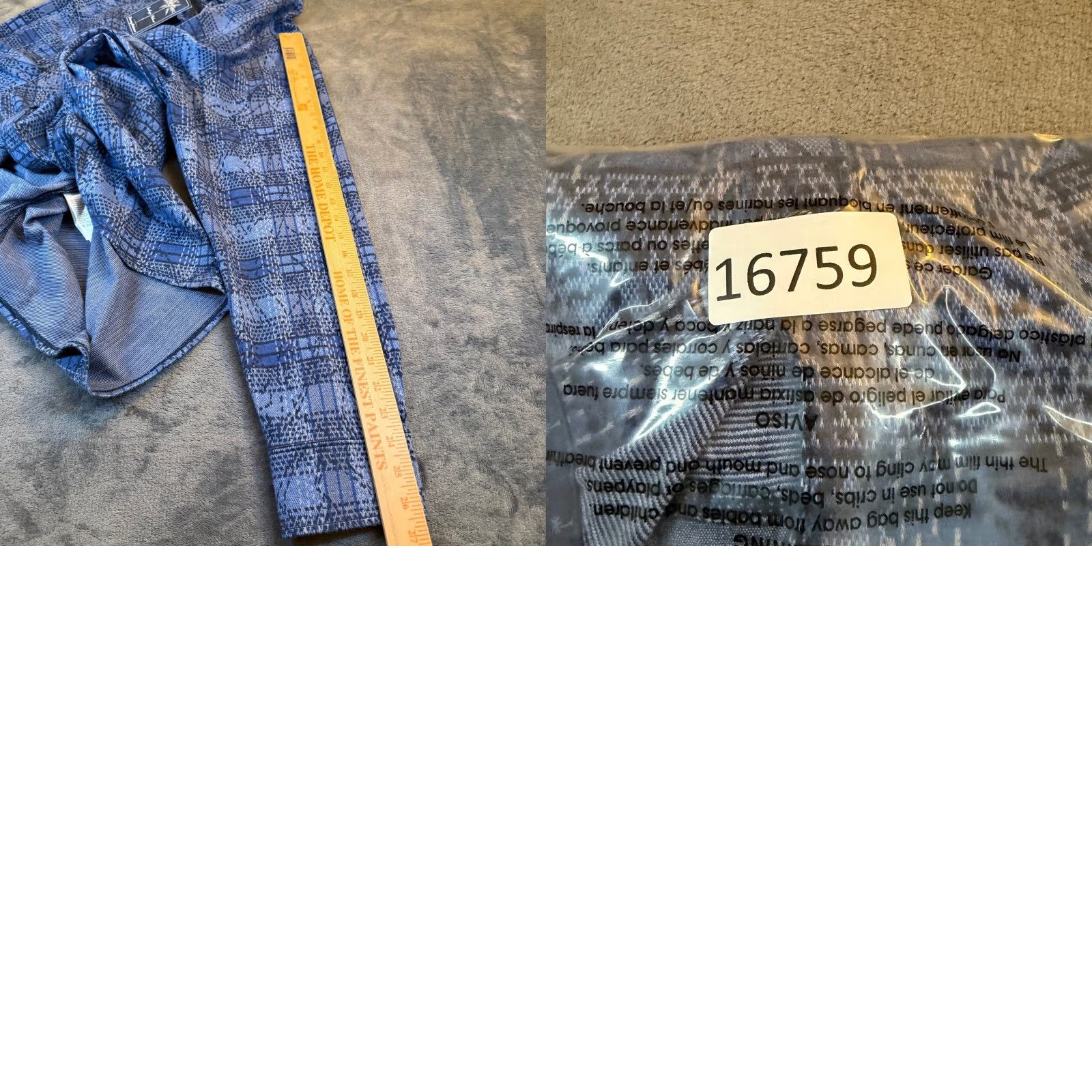 Tommy Bahama Tommy Bahama Plaid Shirt Button-Up Long Sleeve Mens XXL Blue Flannel NWT Casual Hawaiian Resort Wear Button-Up Shirt Size US XXL / EU 58 / 5 - 8 Thumbnail
