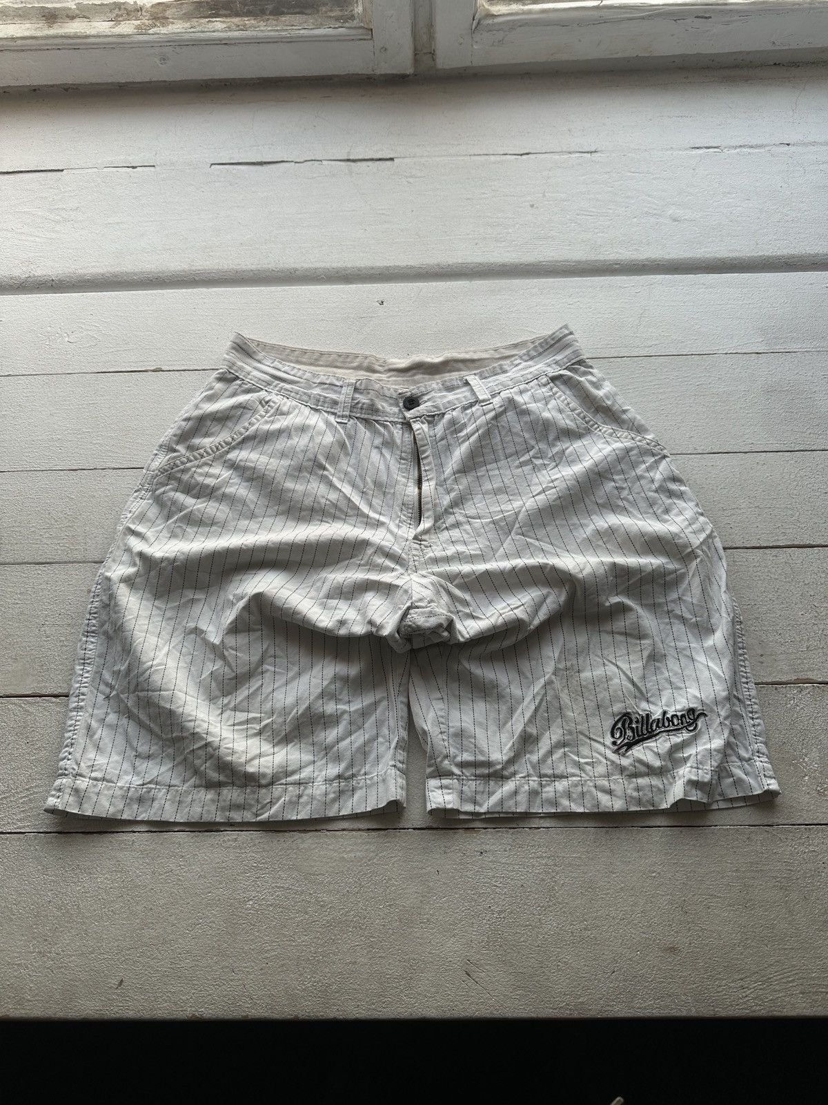 Billabong 🚨RARE BILLABONG BIG LOGO SWIM SHORTS Y2K SURF VINTAGE Size US 32 / EU 48 - 1 Thumbnail