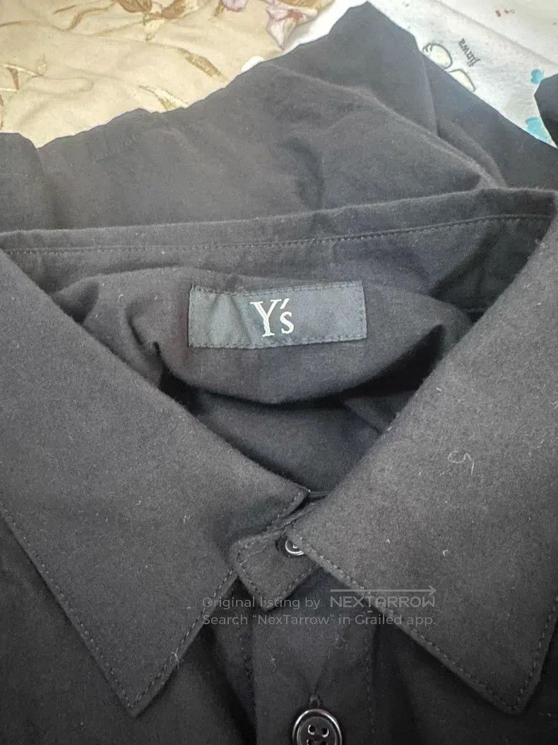 Yohji Yamamoto Yohji Yamamoto Black Shirt Size US M / EU 48-50 / 2 - 2 Thumbnail