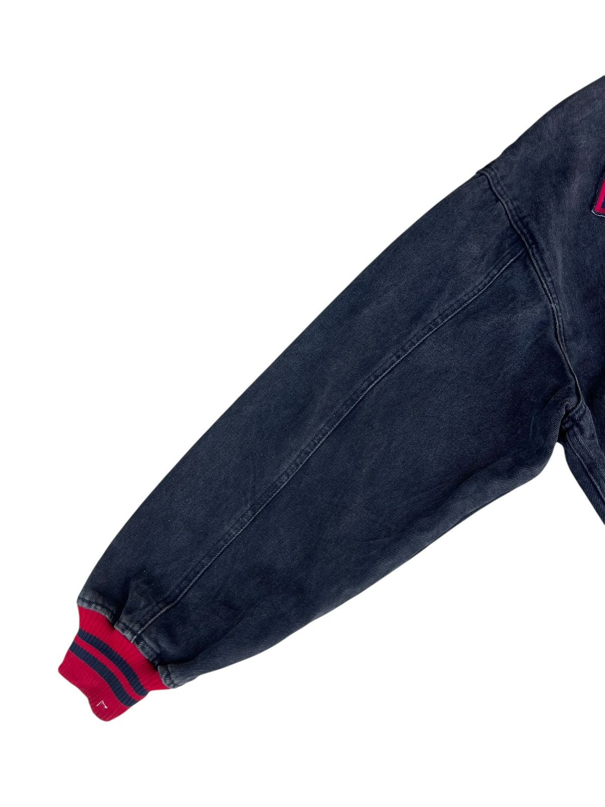 Bugle Boy 80s 90s Bugle Boy Four Play Patina Denim Jacket Bomber Size US XL / EU 56 / 4 - 18 Thumbnail
