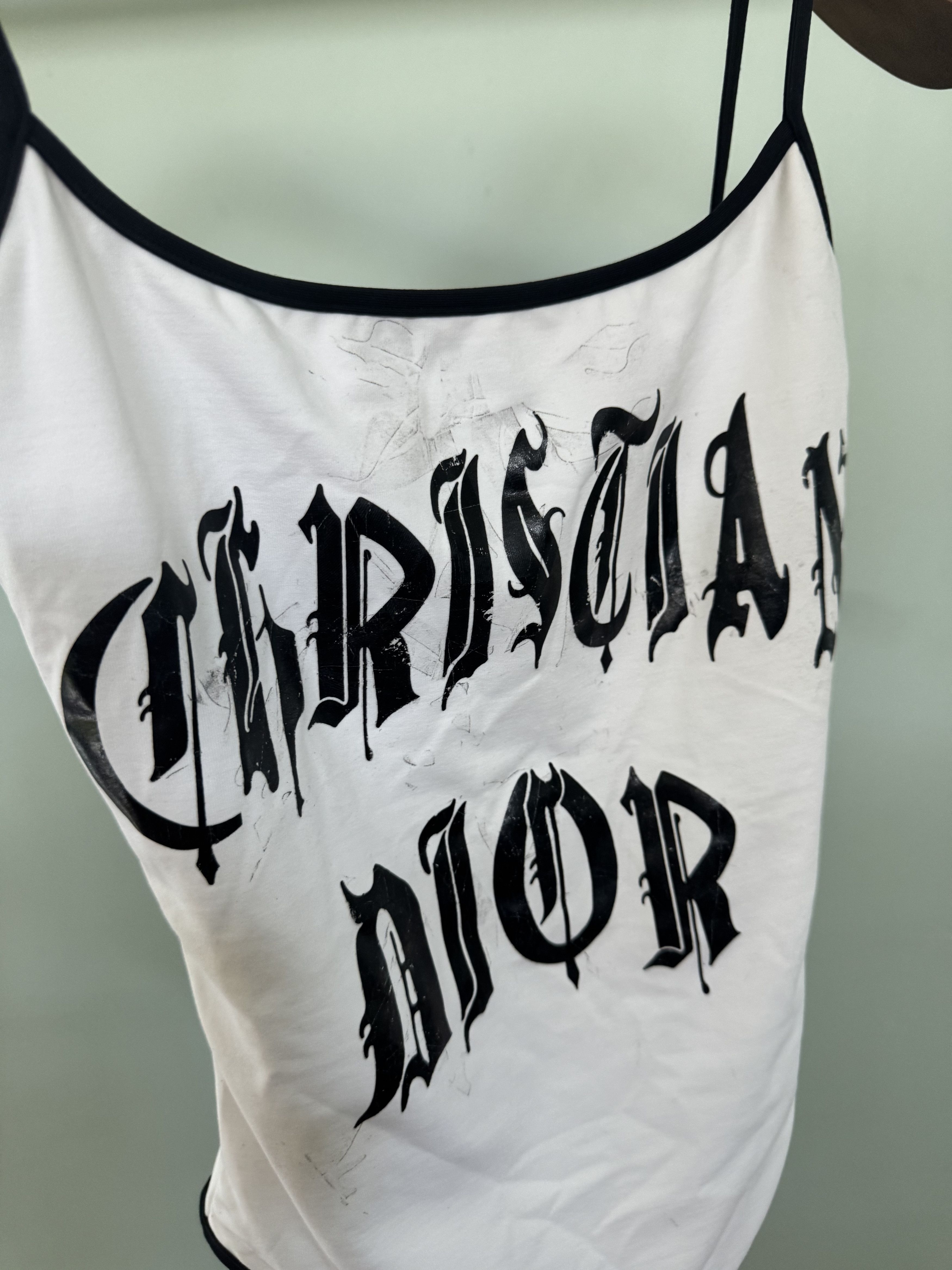 Dior CHRISTIAN DIOR BY JOHN GALLIANO SS02 GOTH PRINT SWIM SUIT Size M / US 6-8 / IT 42-44 - 2 Thumbnail
