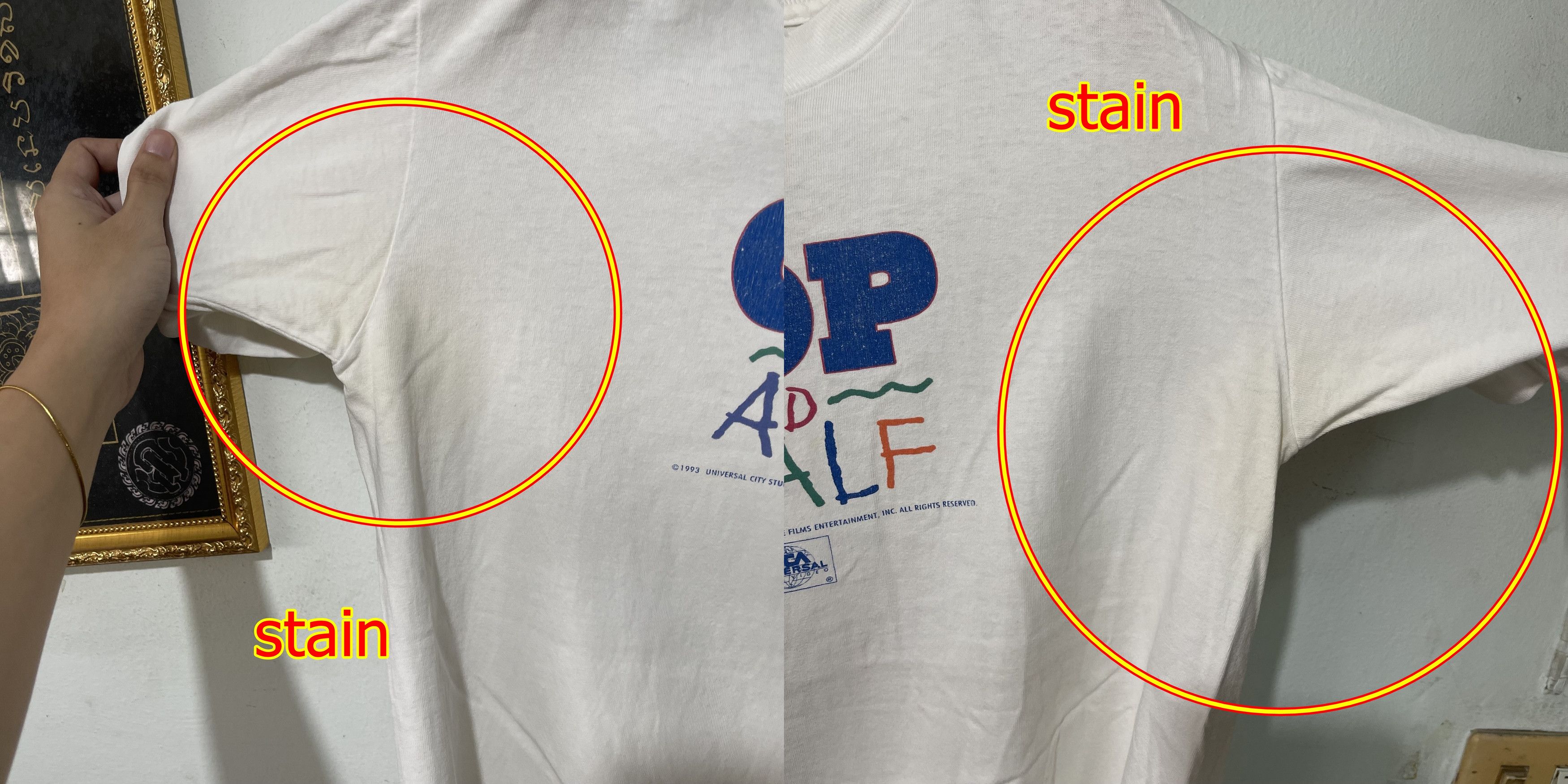 Vintage Vintage 1993 Cop and a Half Movie Promo T-Shirt Size US M / EU 48-50 / 2 - 6 Thumbnail