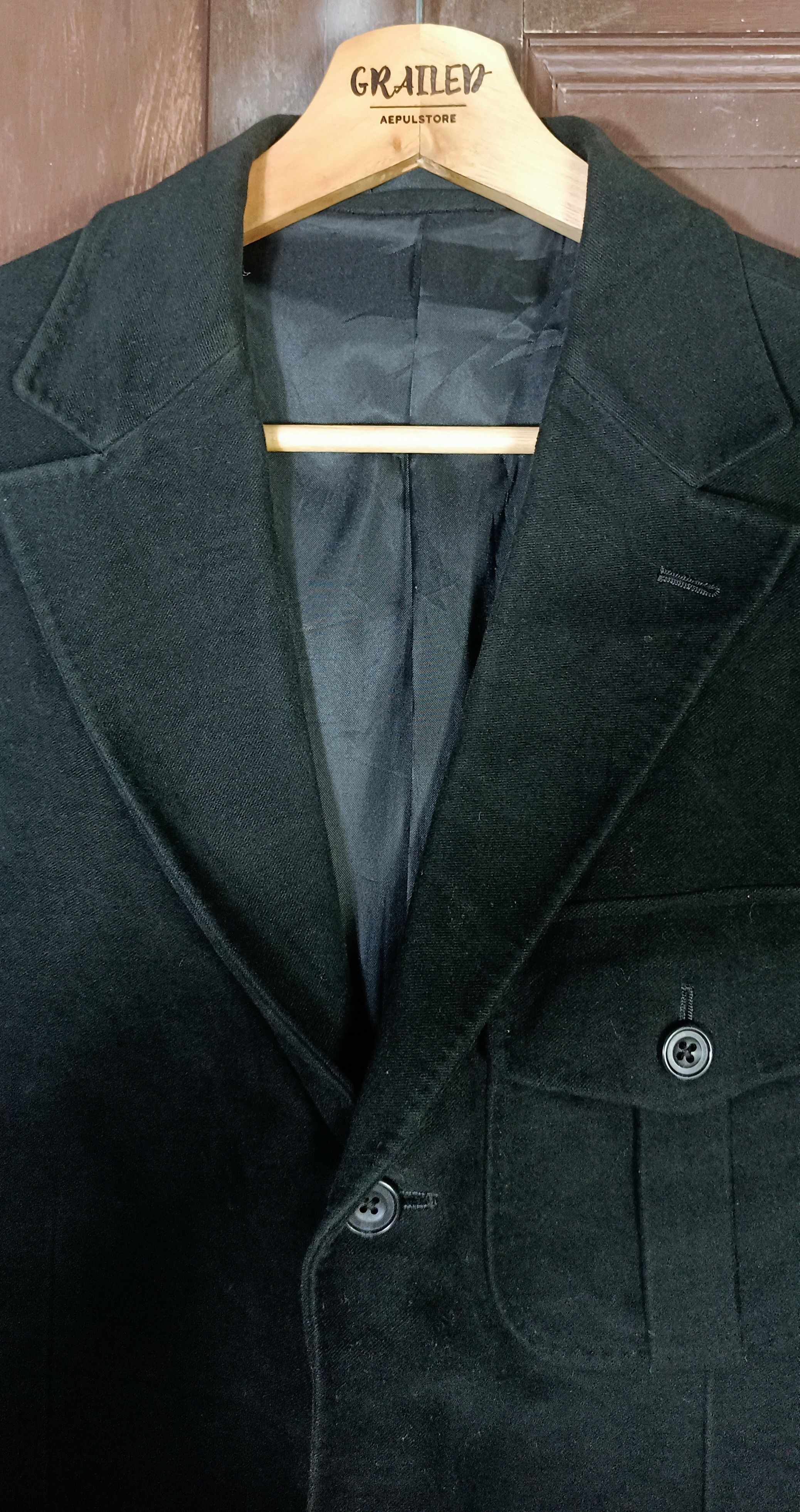 Daniel Hechter × Japanese Brand × Vintage Vintage🔥 Daniel Hecther PARIS MICROTEX Men Black Blazer Size US S / EU 44-46 / 1 - 6 Thumbnail