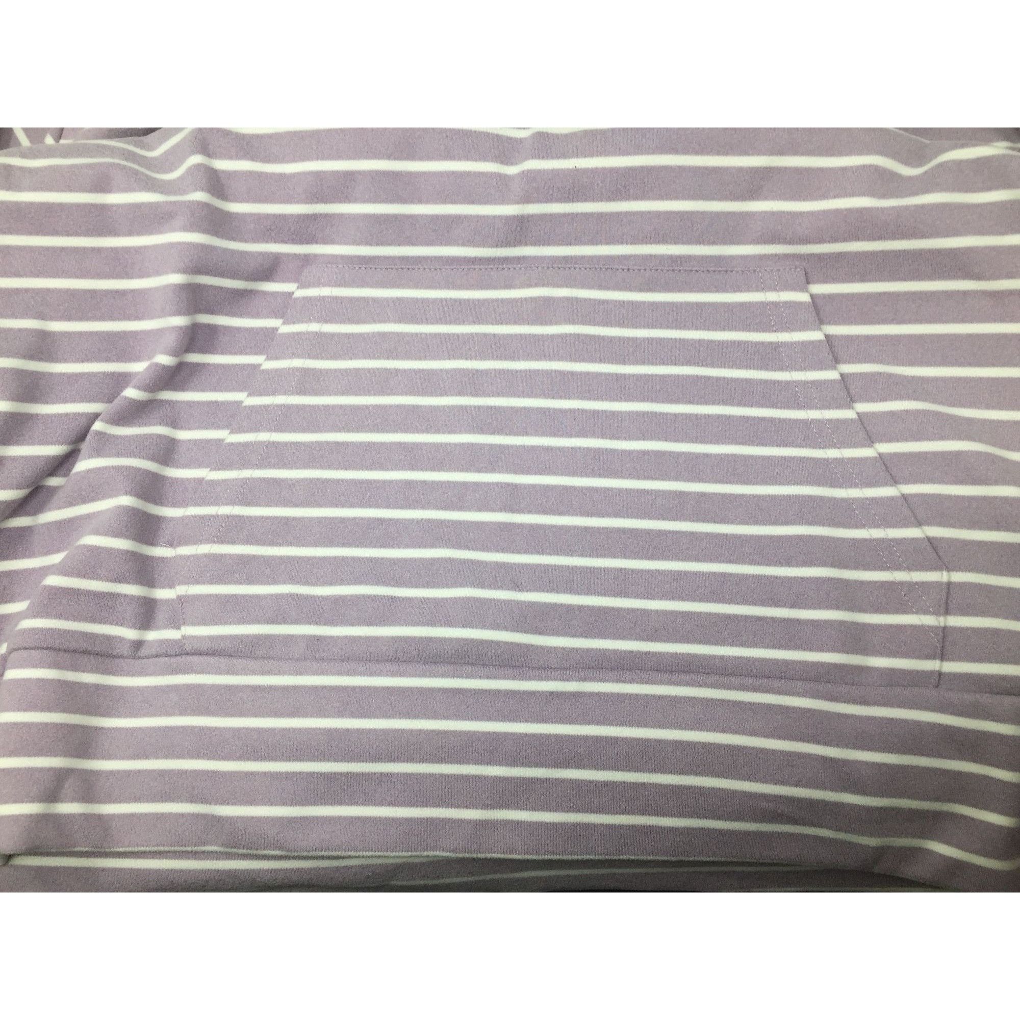 Other Ninexis Womens Purple and White Striped Hoodie Size 2X Size XXL / US 16-18 / IT 52-54 - 9 Thumbnail