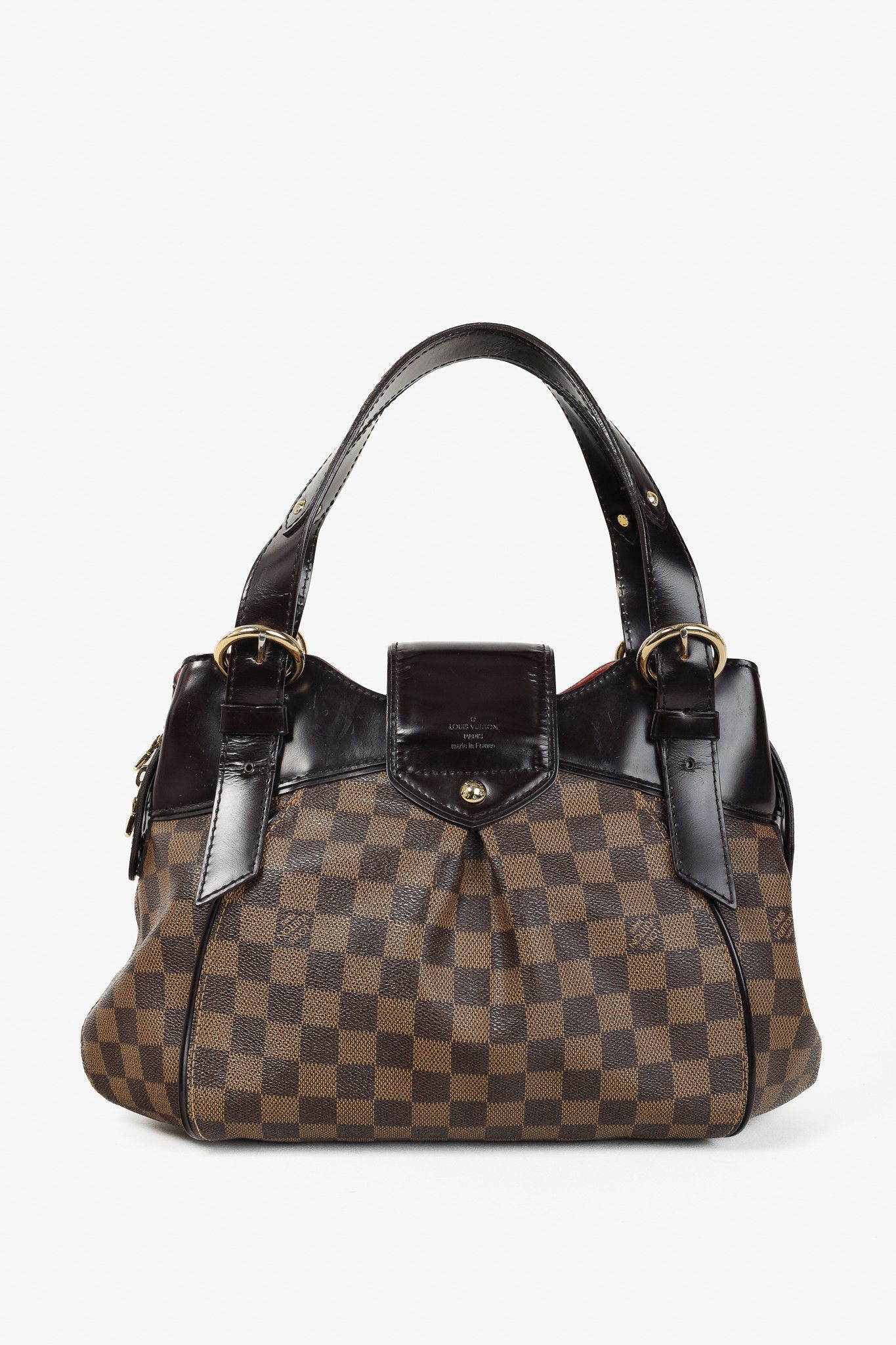 Louis Vuitton Louis Vuitton Damier Ebene Sistina PM Double Handle Bag Size ONE SIZE - 4 Thumbnail