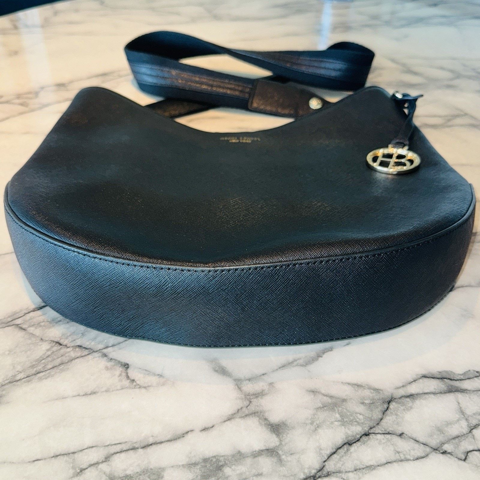 Henri Bendel Henri Bendel West 57th Hobo Crossbody Bag Handbag Black Size ONE SIZE - 7 Thumbnail