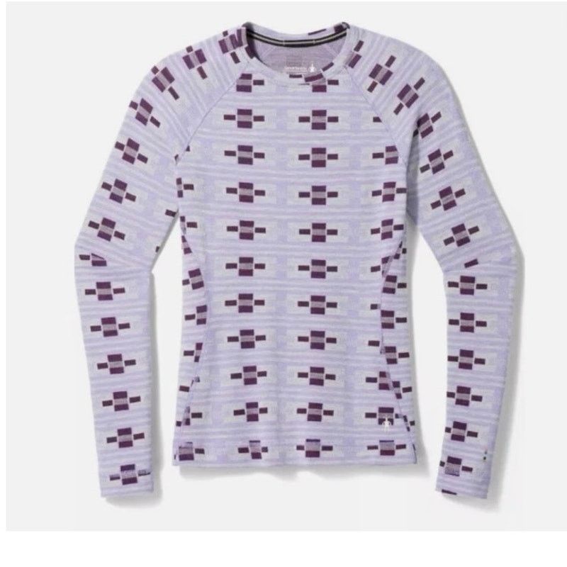 Smartwool SMARTWOOL Classic Thermal Merino Crew Base Layer Top Purple Size XS / US 0-2 / IT 36-38 - 1 Thumbnail
