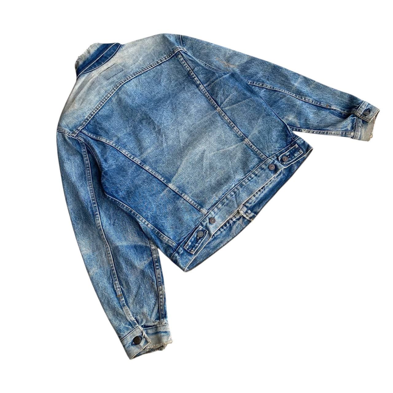 Levi's CRAZY PIECES LEVIS VINTAGE HONEYCOMBS FADED DISTRESSED DENIM Size US M / EU 48-50 / 2 - 11 Thumbnail