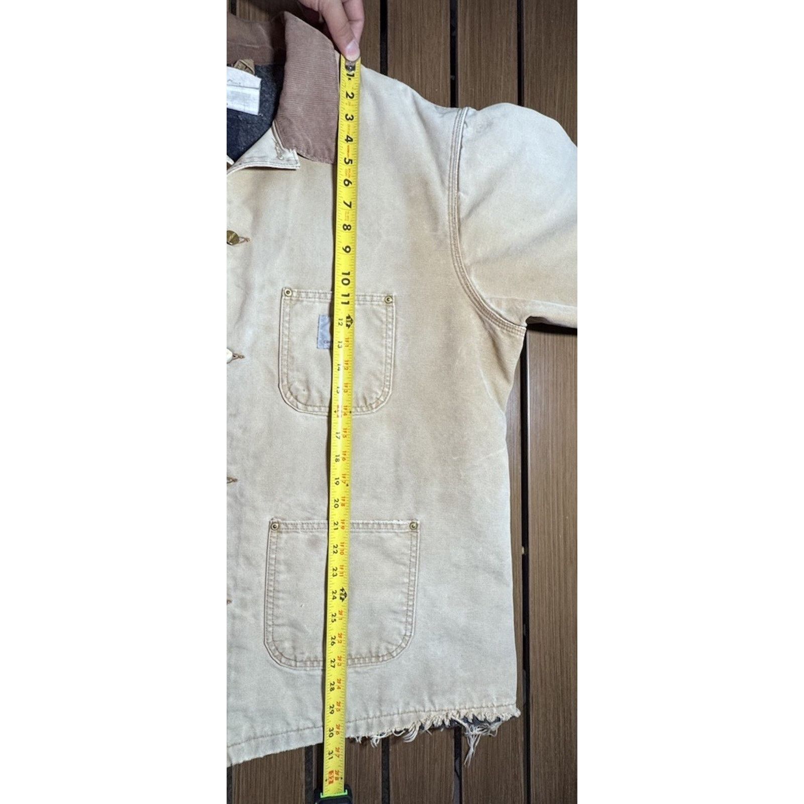 Carhartt Vintage 90’s Carhartt Chore Jacket XL Blanket Lined TAN Size US XL / EU 56 / 4 - 5 Thumbnail