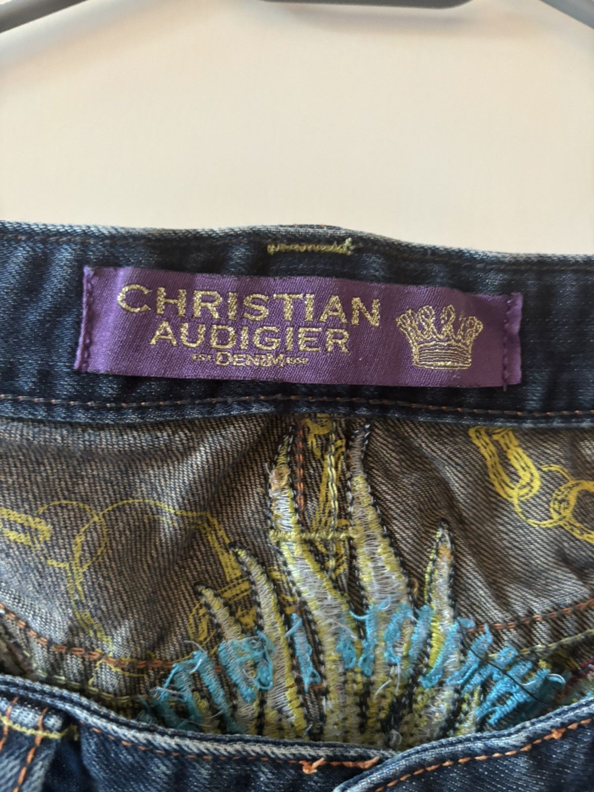 Christian Audigier × Ed Hardy Ed hardy christian audigier baggy jeans pants Size US 31 - 5 Thumbnail