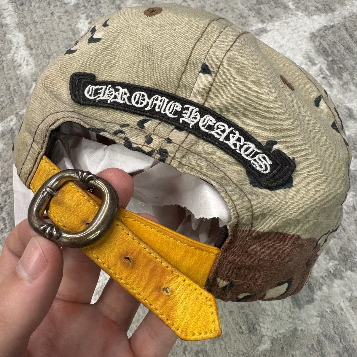 Chrome Hearts Matty boy sex records camo leather patch gunslinger hat Size ONE SIZE - 13 Thumbnail