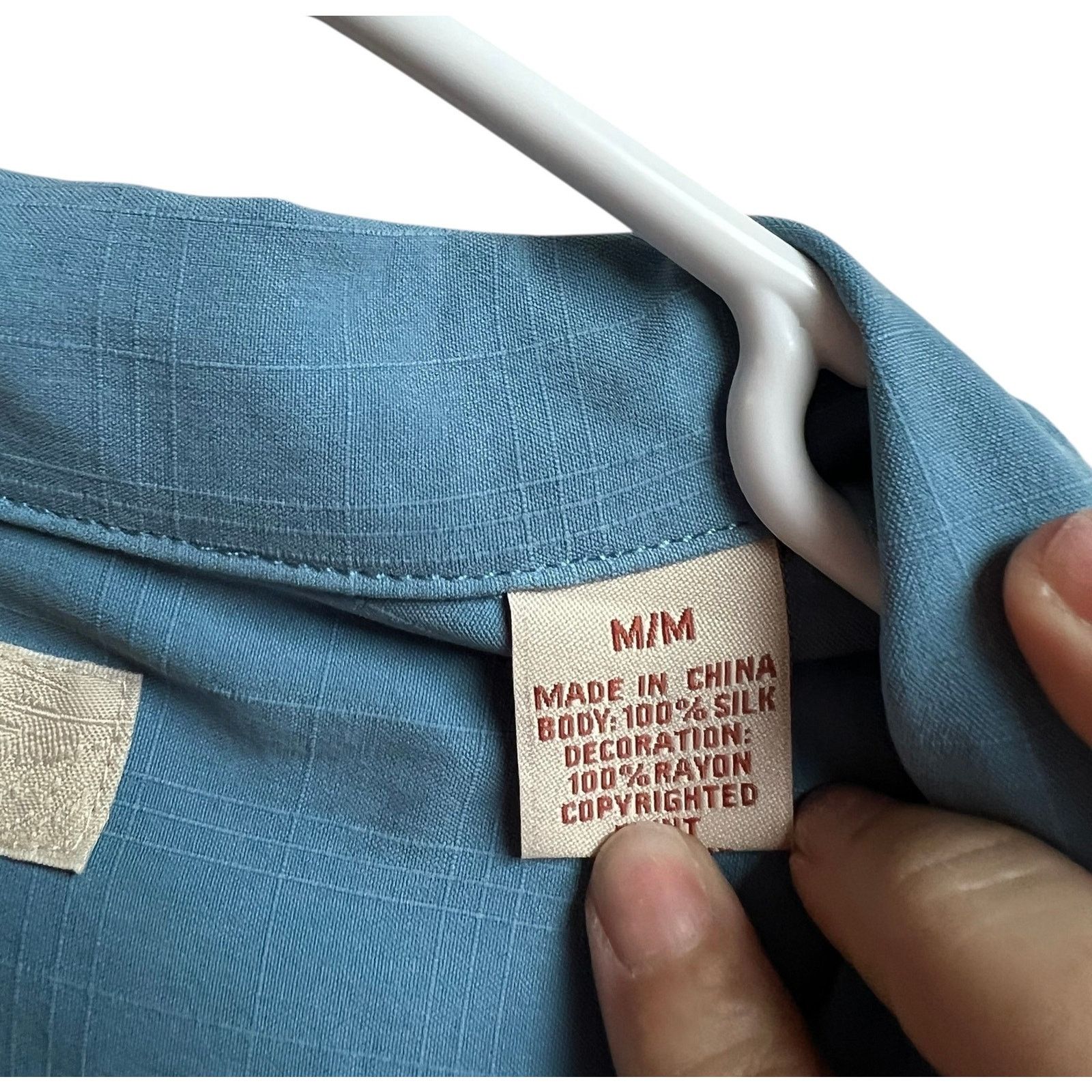 Tommy Bahama Tommy Bahama Men's Silk Camp Shirt Blue Medium Size US M / EU 48-50 / 2 - 3 Thumbnail