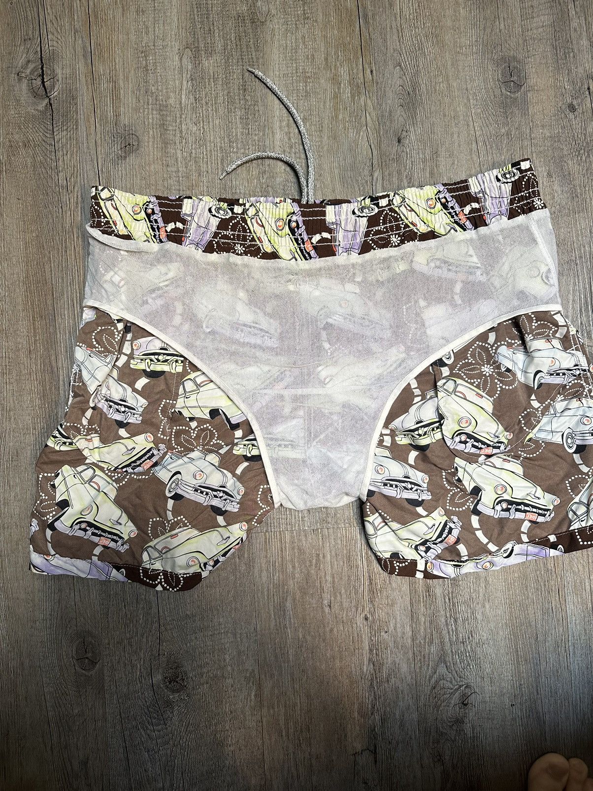 Vilebrequin Brown Vilebrequin Automobile Swimtrunks Size US 38 / EU 54 - 5 Thumbnail