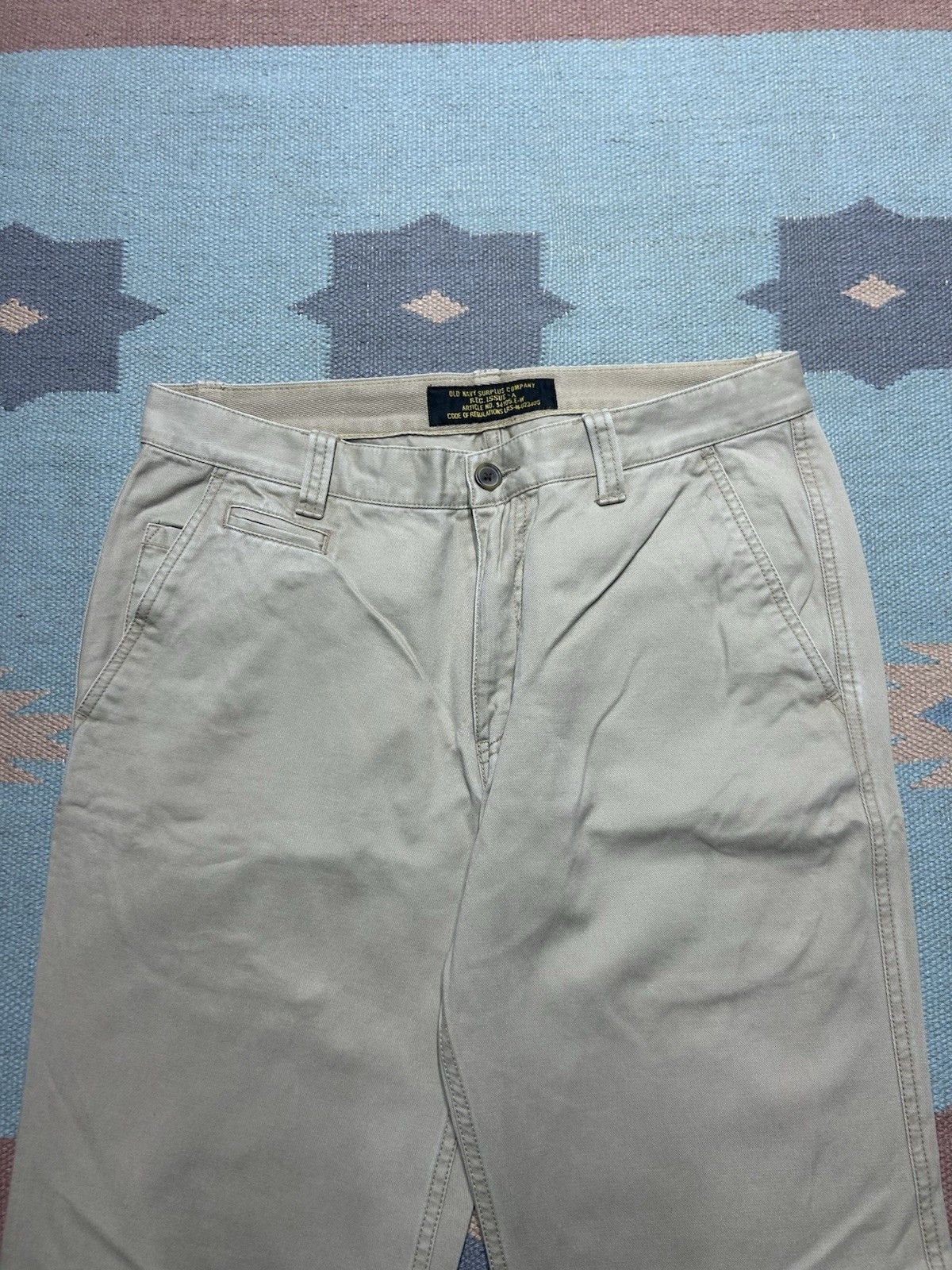 Vintage Vtg y2k old navy surplus pants chino twill military 32x33 Size US 32 / EU 48 - 3 Thumbnail