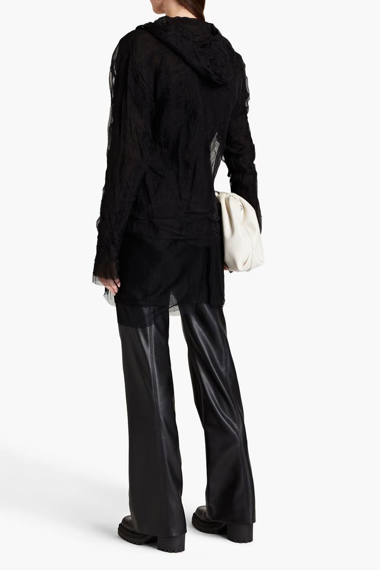Maison Margiela o1y0625 Hooded Jacket in Black Size XS / US 0-2 / IT 36-38 - 2 Thumbnail