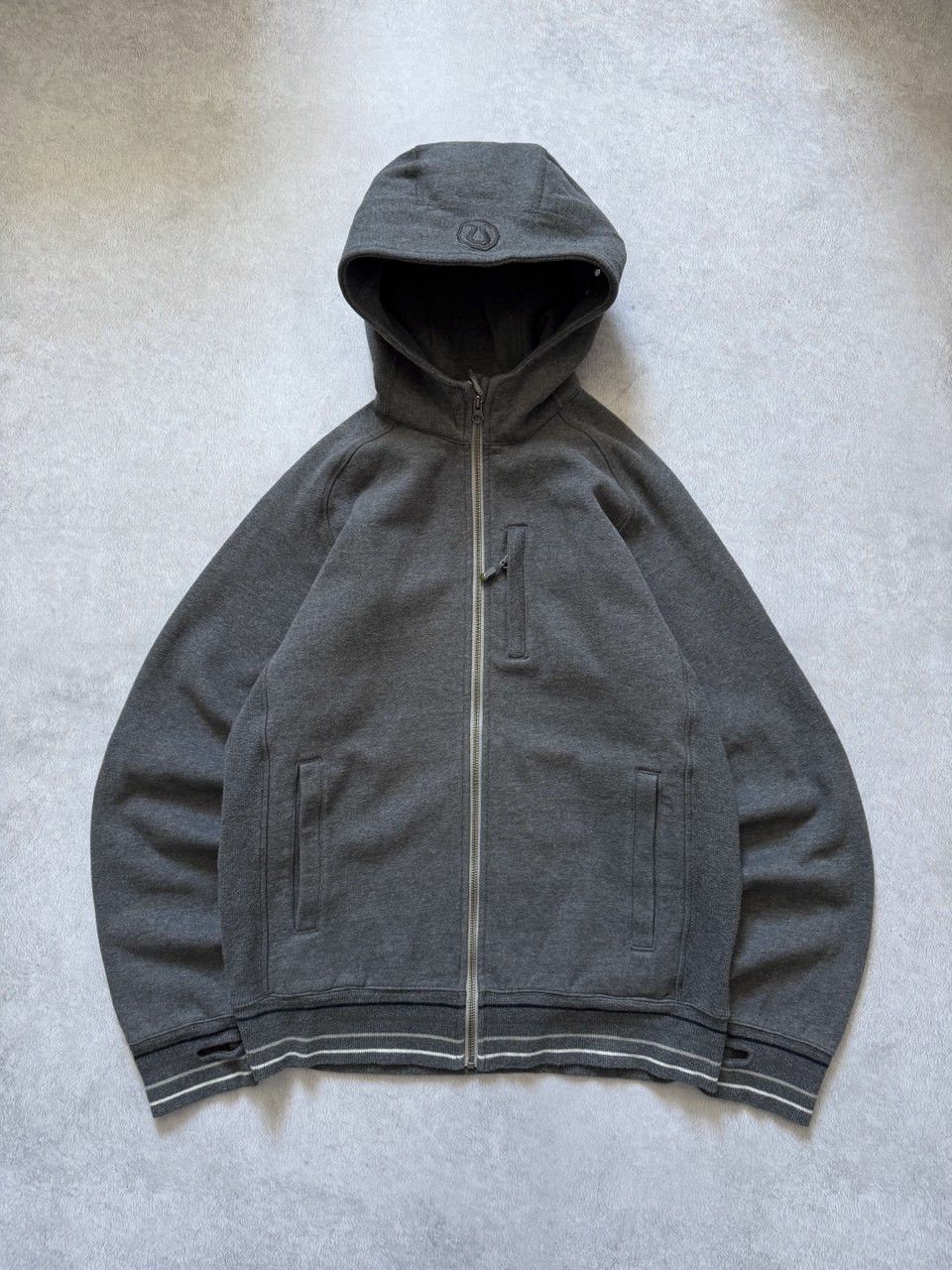 Lululemon Lululemon Grey Hoodie Heavyweight Technical Full Zip Size US M / EU 48-50 / 2 - 1 Thumbnail