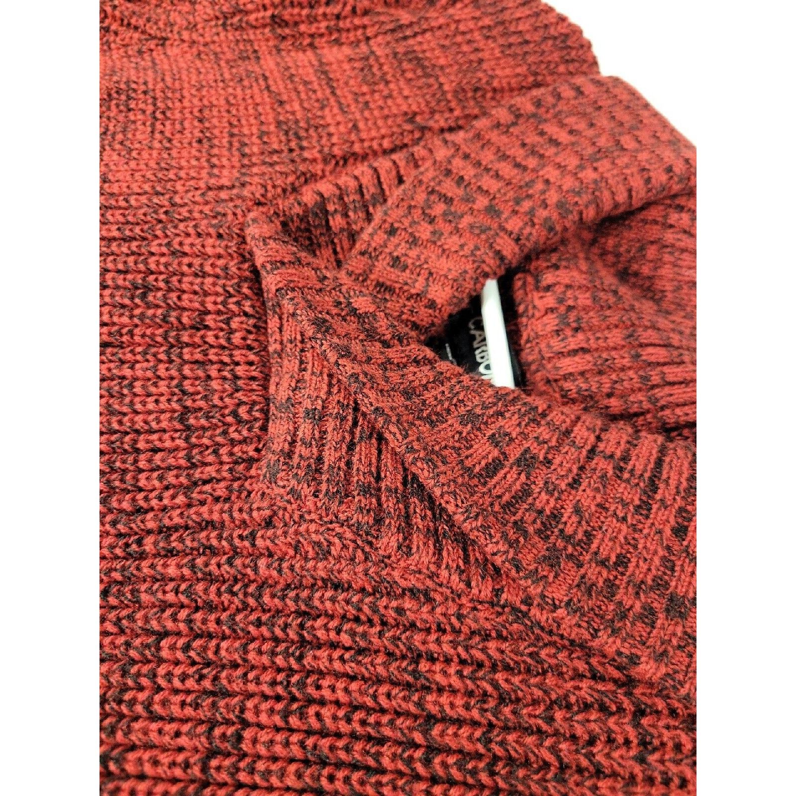 rue21 Rue21 Carbon Men’s LARGE Cowl Neck Sweater Red Pullover Warm Size US L / EU 52-54 / 3 - 9 Thumbnail