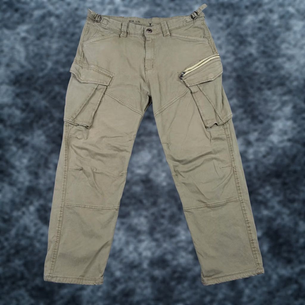 Everlane Everlane Cargo Pants Mens 34x24 Beige Utility Adjustable Waist Pockets Workwear Size US 34 / EU 50 - 1 Thumbnail