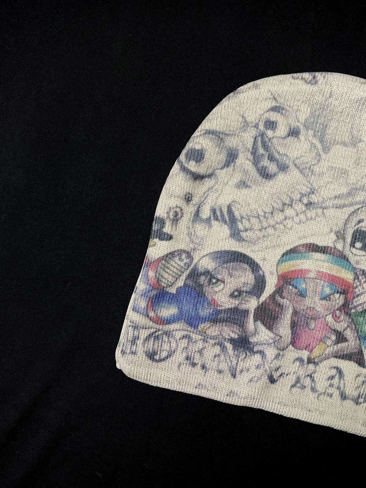 Born X Raised Born x Raised Skully Graphic No Cuff Knit Beanie Hats OS Size ONE SIZE - 3 Thumbnail
