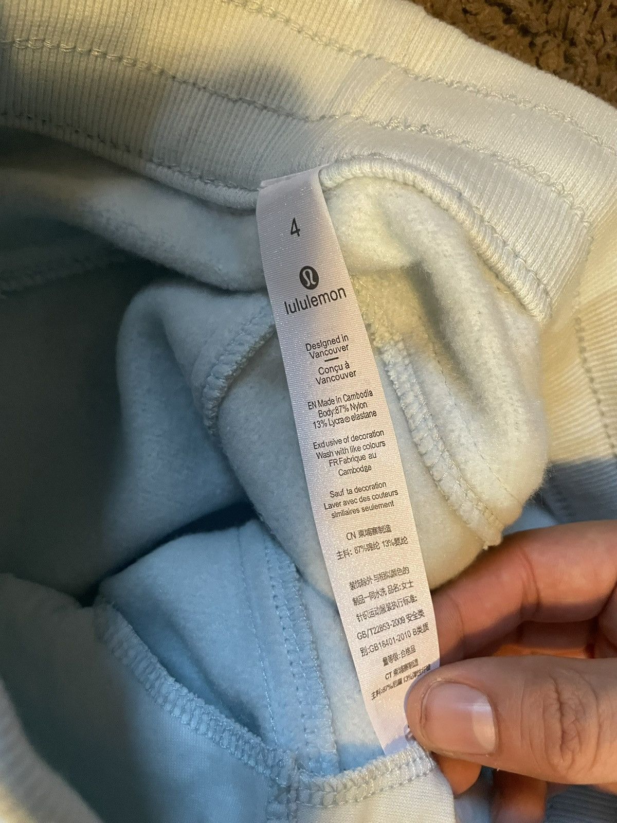 Lululemon Powder Blue lulu scuba set Size S / US 4 / IT 40 - 7 Thumbnail