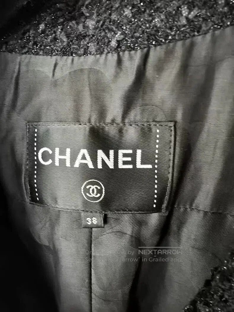 Chanel Chanel Gray Outerwear Jacket. Size US M / EU 48-50 / 2 - 4 Thumbnail