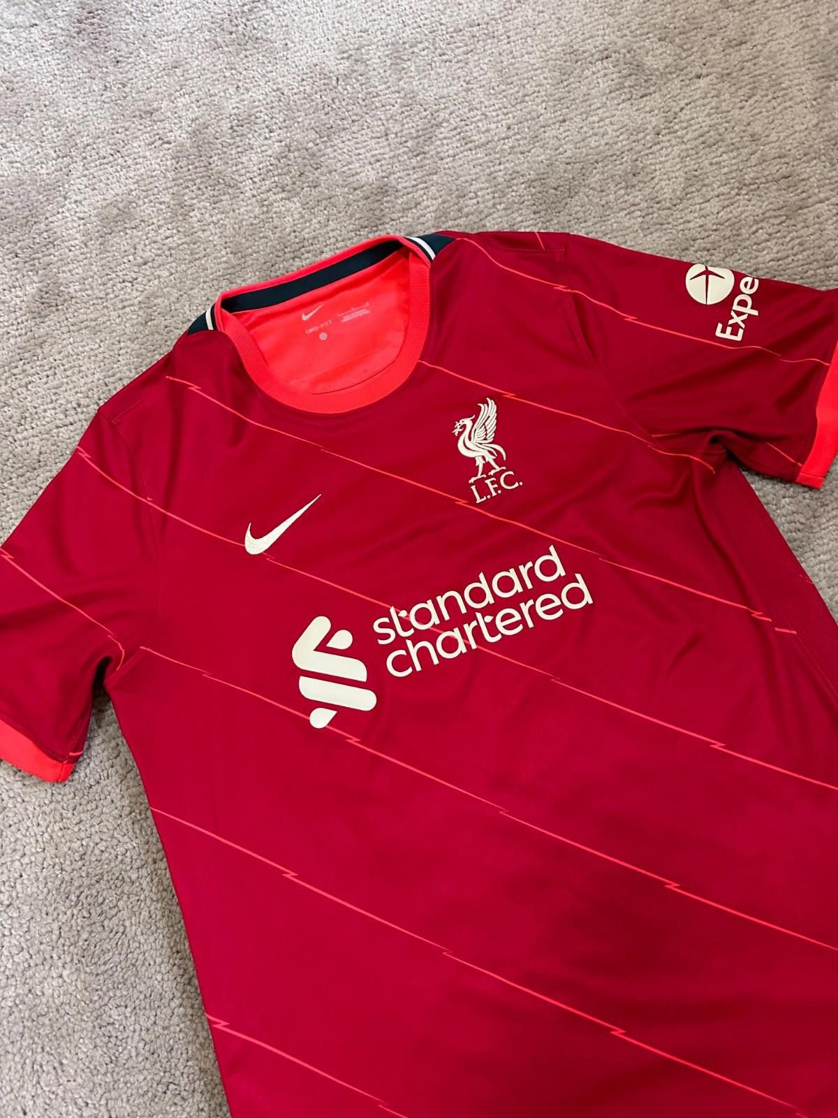 Nike #6 THIAGO Liverpool Home Football Shirt Nike Soccer Jersey Size US L / EU 52-54 / 3 - 3 Thumbnail