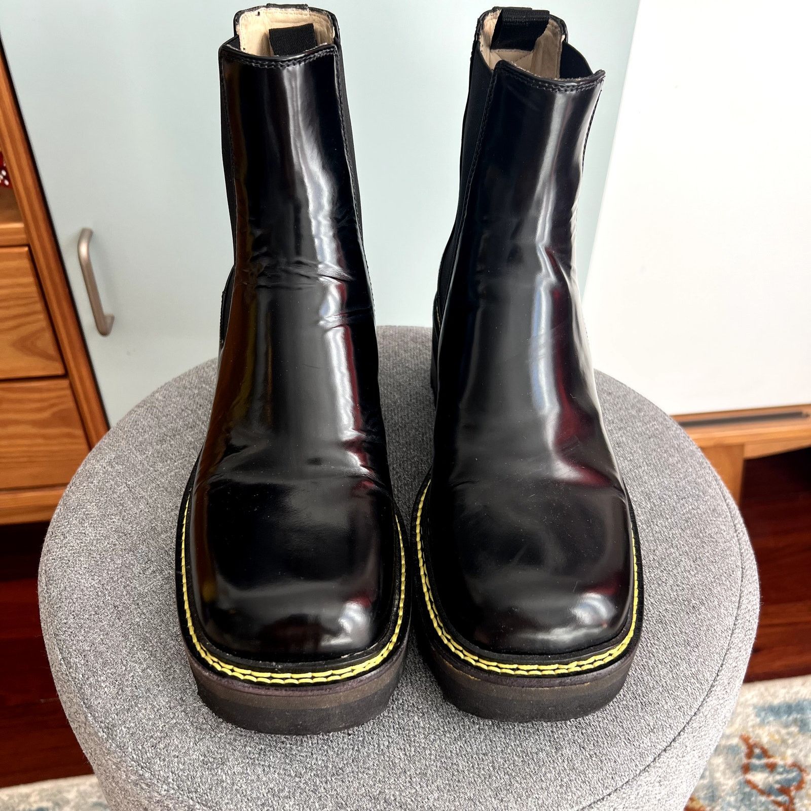 Gabriela Hearst Gabriela Hearst Black Jil Boots patent leather black size 37 Size US 7 / IT 37 - 3 Thumbnail