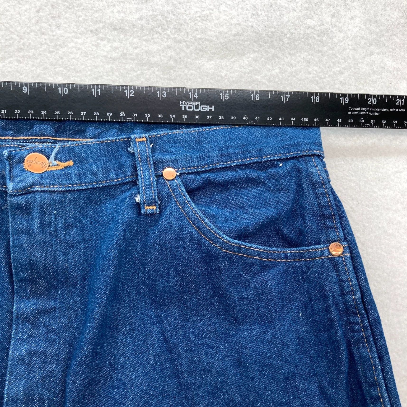 Wrangler Wrangler Cowboy Cut Jeans Mens 36x30 Straight Dark Blue Denim 1013MWZ Western Jean" Size US 36 / EU 52 - 6 Thumbnail