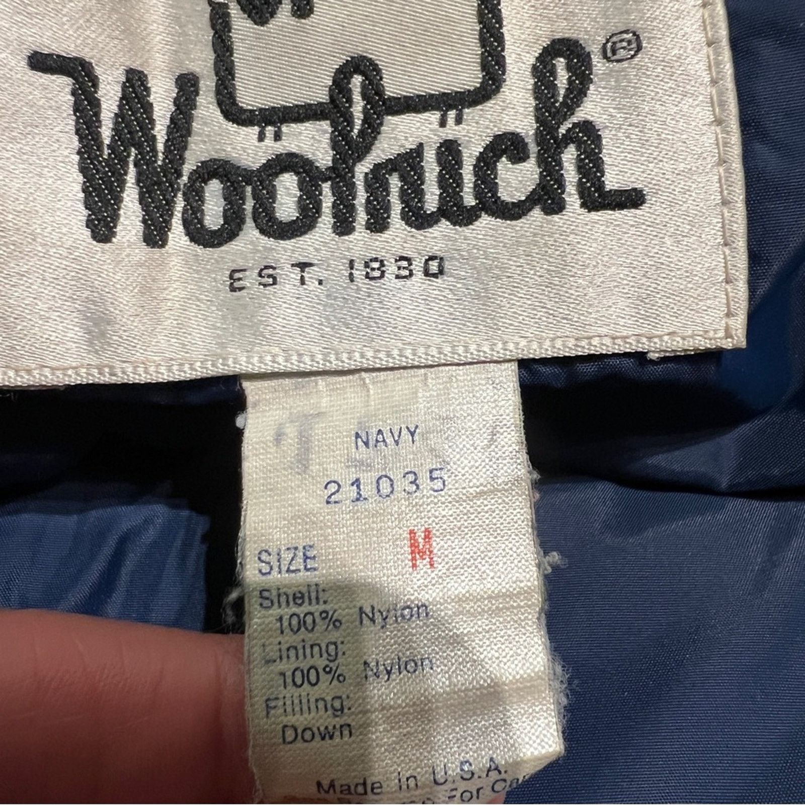 Woolrich Woolen Mills Woolrich Women’s Medium Down Puffer Vest Made In USA Size M / US 6-8 / IT 42-44 - 6 Thumbnail
