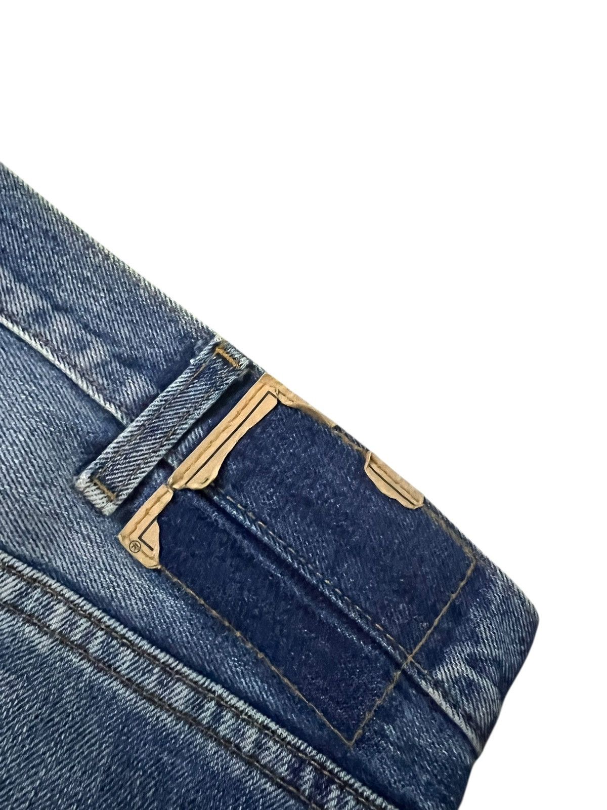 Levi's Vintage Levi’s 606 Big E Orange Tab Distress Jean Talon# Size US 34 / EU 50 - 20 Thumbnail