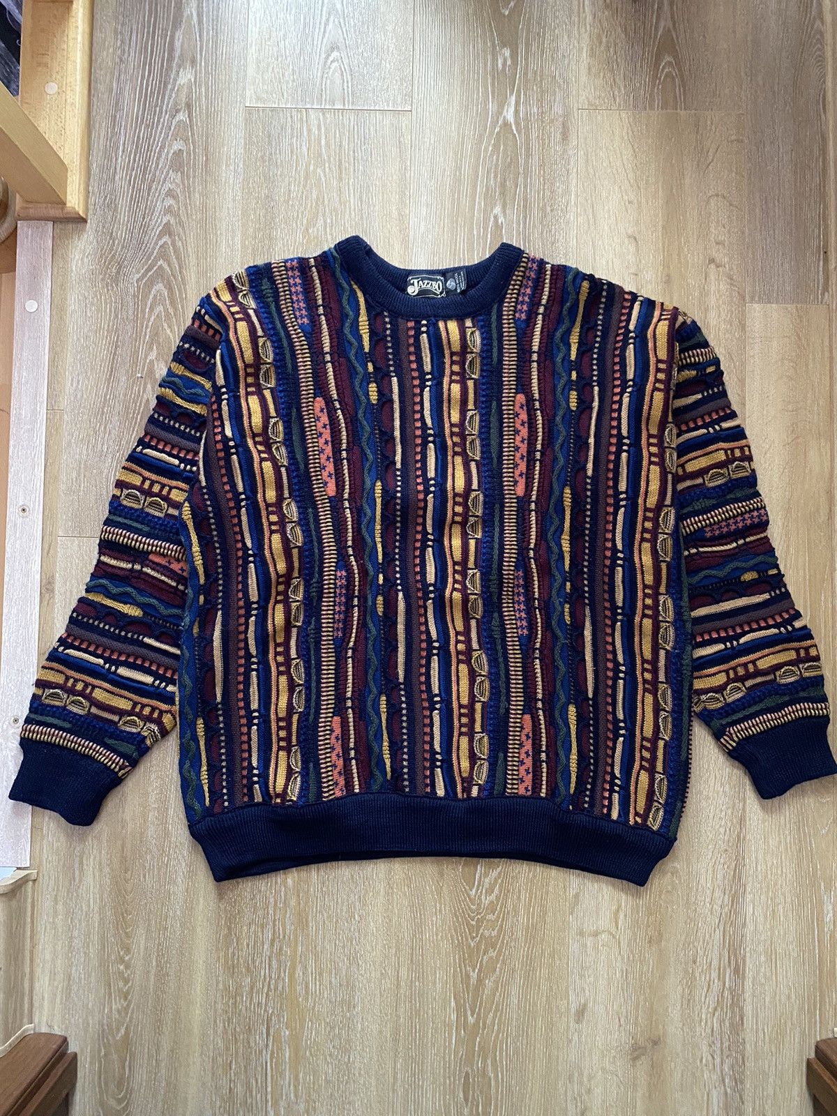 Coogi Vintage 90’s Coogi Style Knit Sweater Size US XL / EU 56 / 4 - 1 Thumbnail