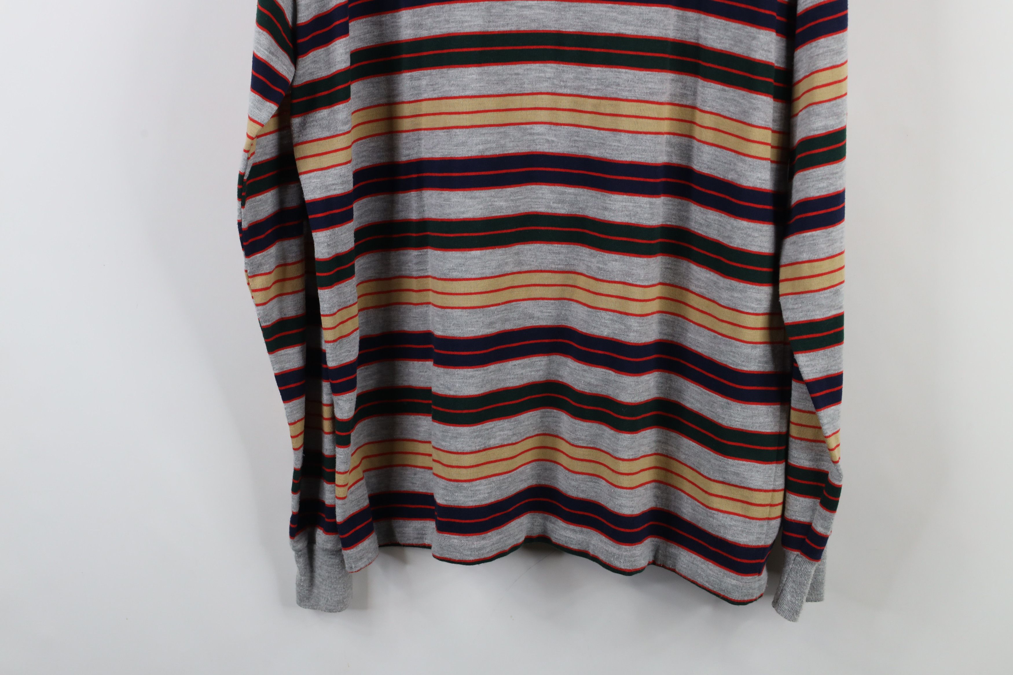 Vintage Vintage 70s Streetwear Long Sleeve Rugby Polo Shirt USA Size US XL / EU 56 / 4 - 12 Thumbnail