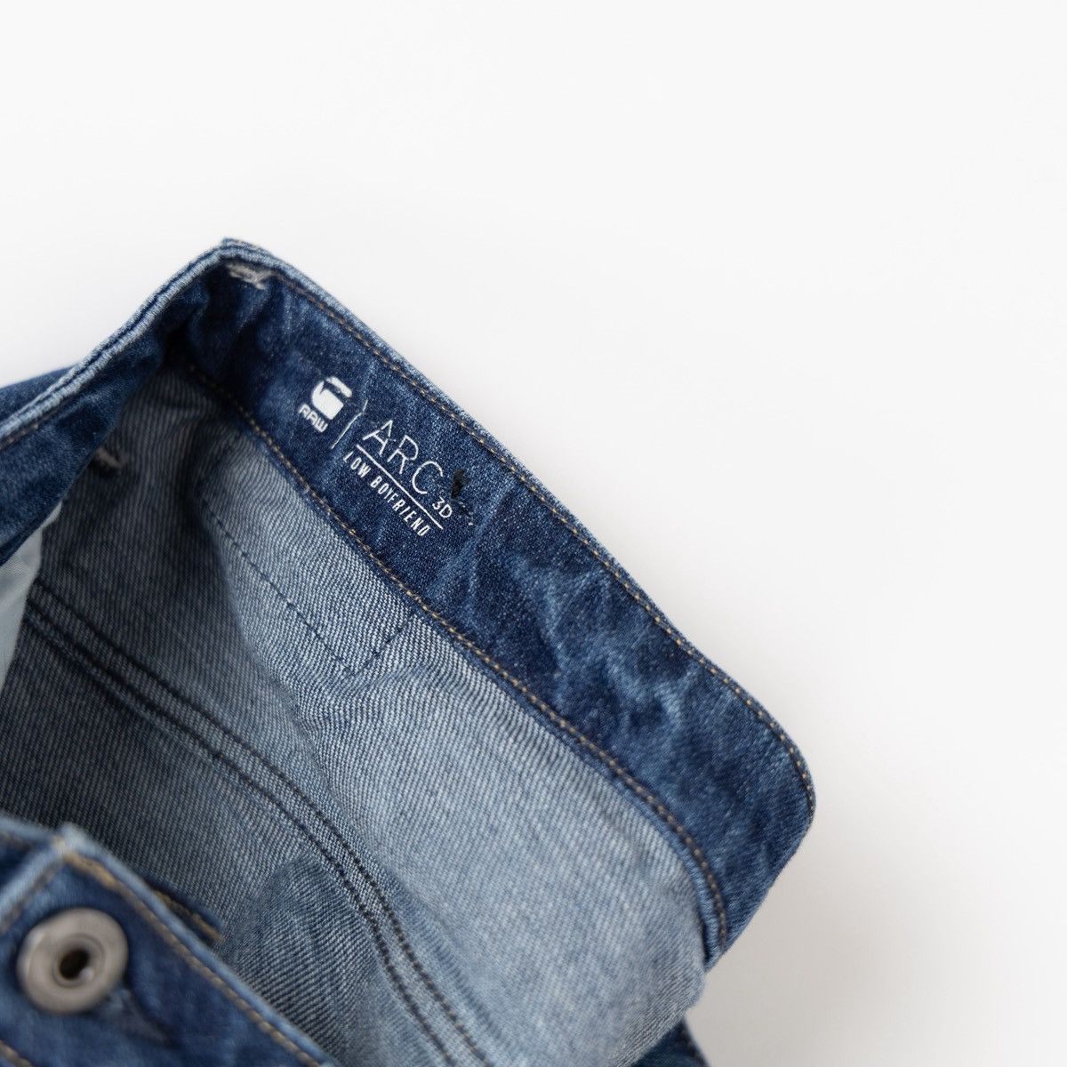 G-Star G-Star Raw Arc 3D Low Boyfriend Womens Blue Jeans Distressed Size 30" / US 8 / IT 44 - 12 Thumbnail
