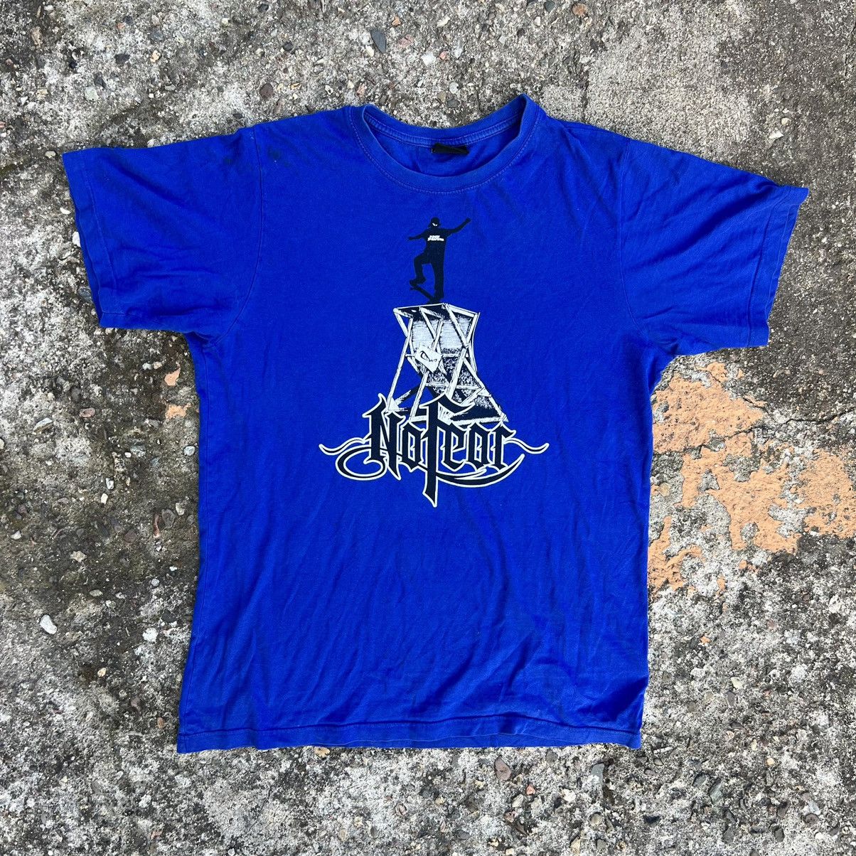 No Fear × Vintage No Fear Blue Logo Y2K Vintage Tee T Shirt Size US M / EU 48-50 / 2 - 1 Thumbnail