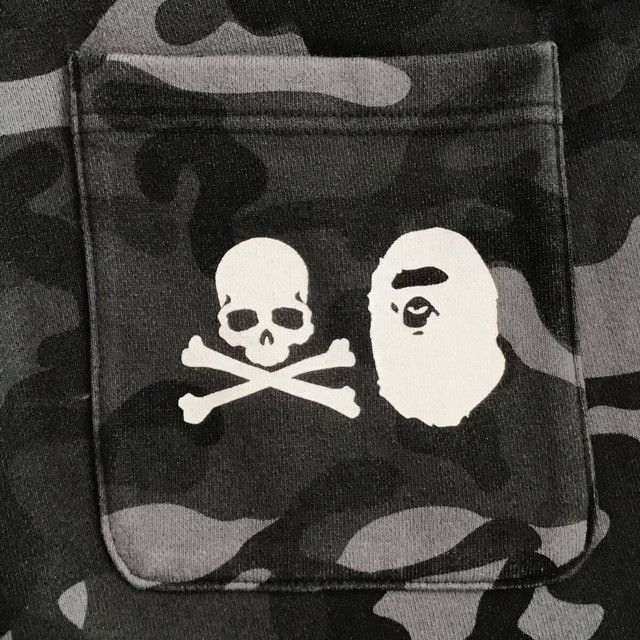 Bape × Mastermind Japan BAPE × Mastermind MMJ camo sweat pants a bathing ape ★size L Size US 34 / EU 50 - 3 Thumbnail