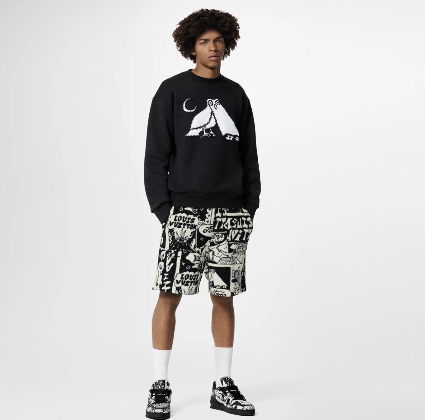 Louis Vuitton Louis Vuitton Owl Sweatshirt Size US M / EU 48-50 / 2 - 9 Thumbnail