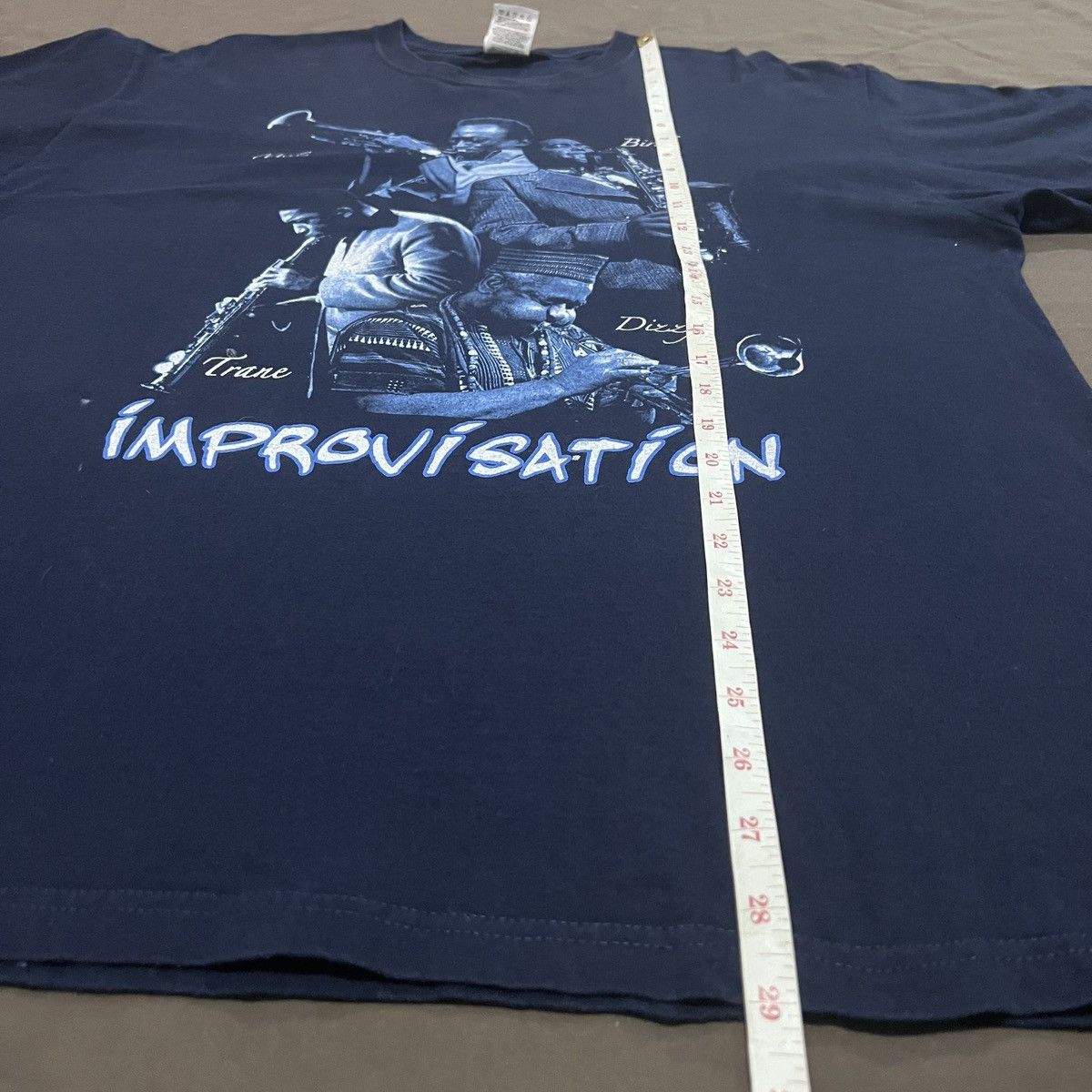 Band Tees × Vintage Vintage Y2K Miles Trane Dizzy Bird Tee Jazz saxophonist Size US XL / EU 56 / 4 - 9 Thumbnail