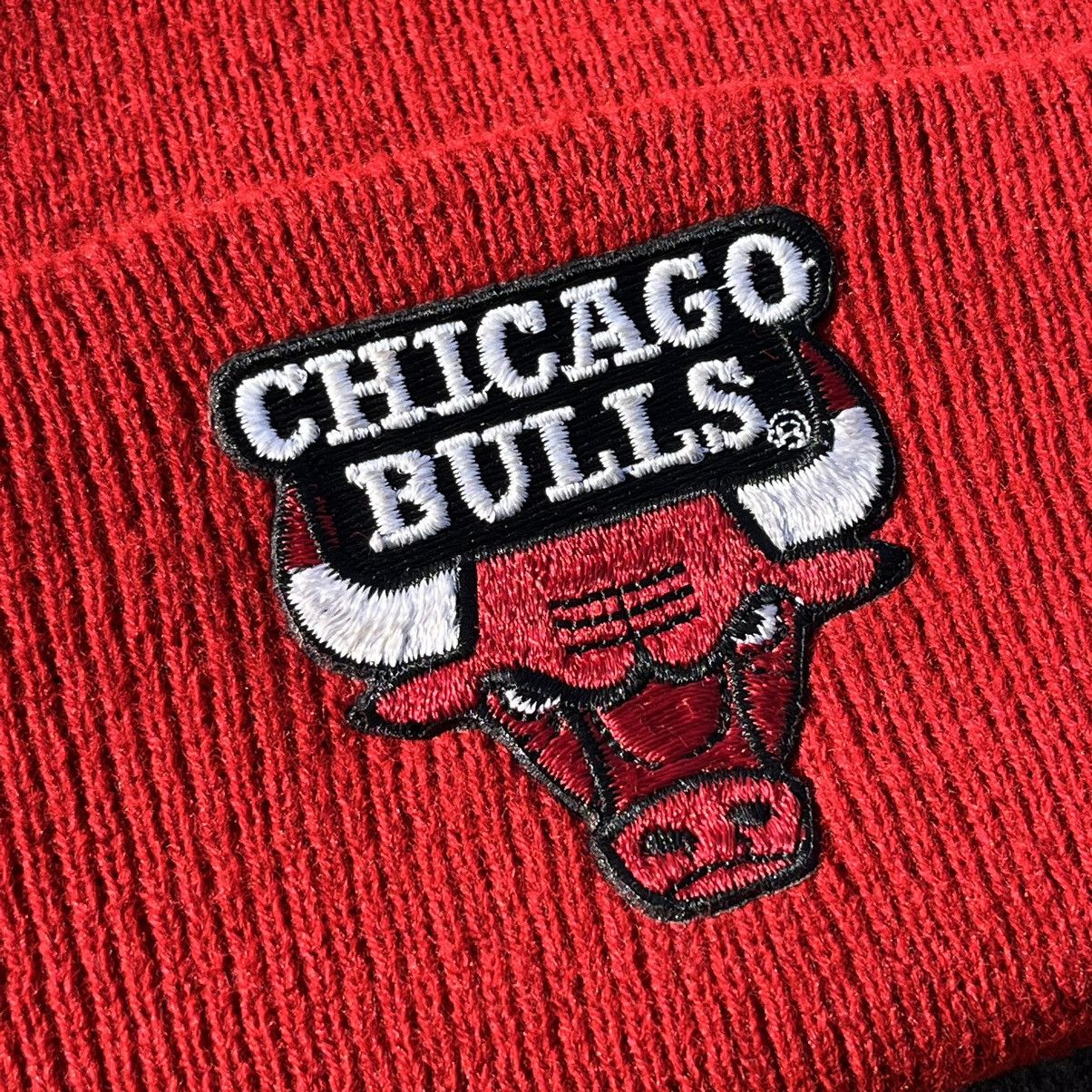 NBA Vintage 90’s NBA Chicago Bulls Beanie Hat Size ONE SIZE - 4 Thumbnail