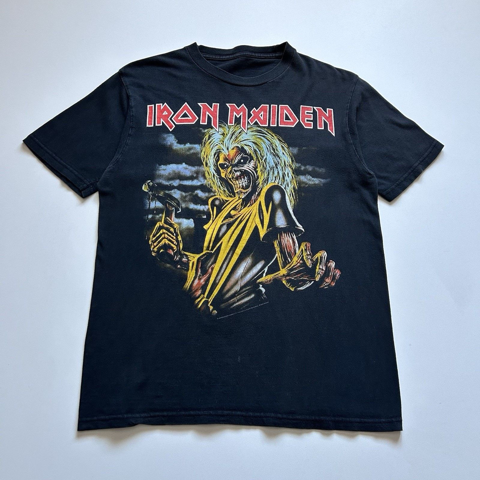 Band Tees Vintage Iron Maiden T-Shirt Medium Faded Black 2009 Graphic Size US M / EU 48-50 / 2 - 1 Thumbnail