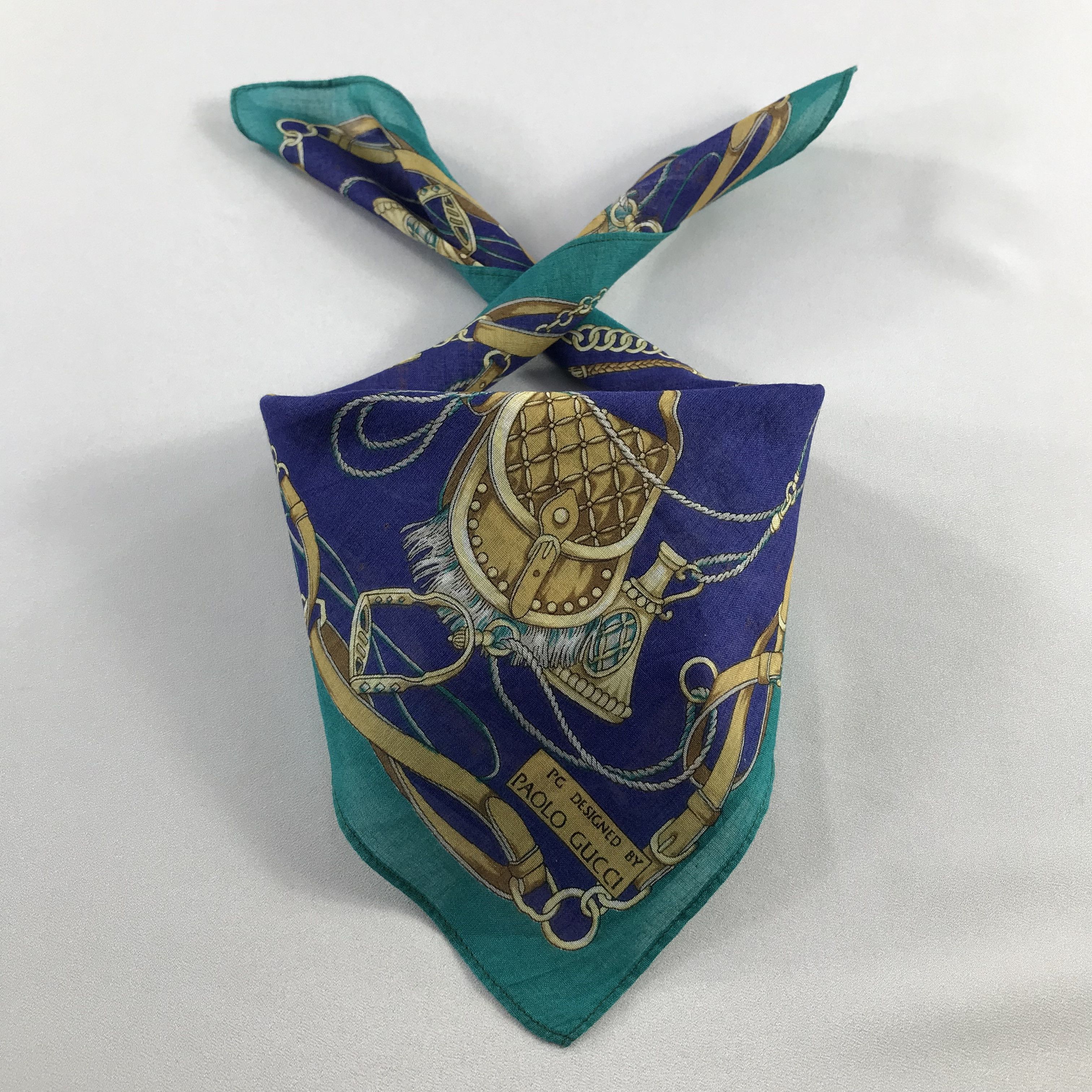 Paolo Gucci Paolo Gucci Handkerchief / Bandana / Neckerchief C536 Size ONE SIZE - 1 Thumbnail