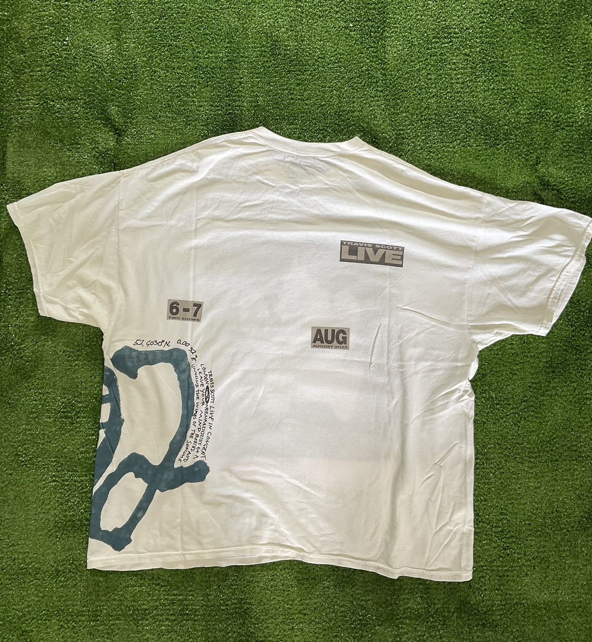 Travis Scott Travis Scott O2 Tour T-Shirt Size US XL / EU 56 / 4 - 3 Thumbnail