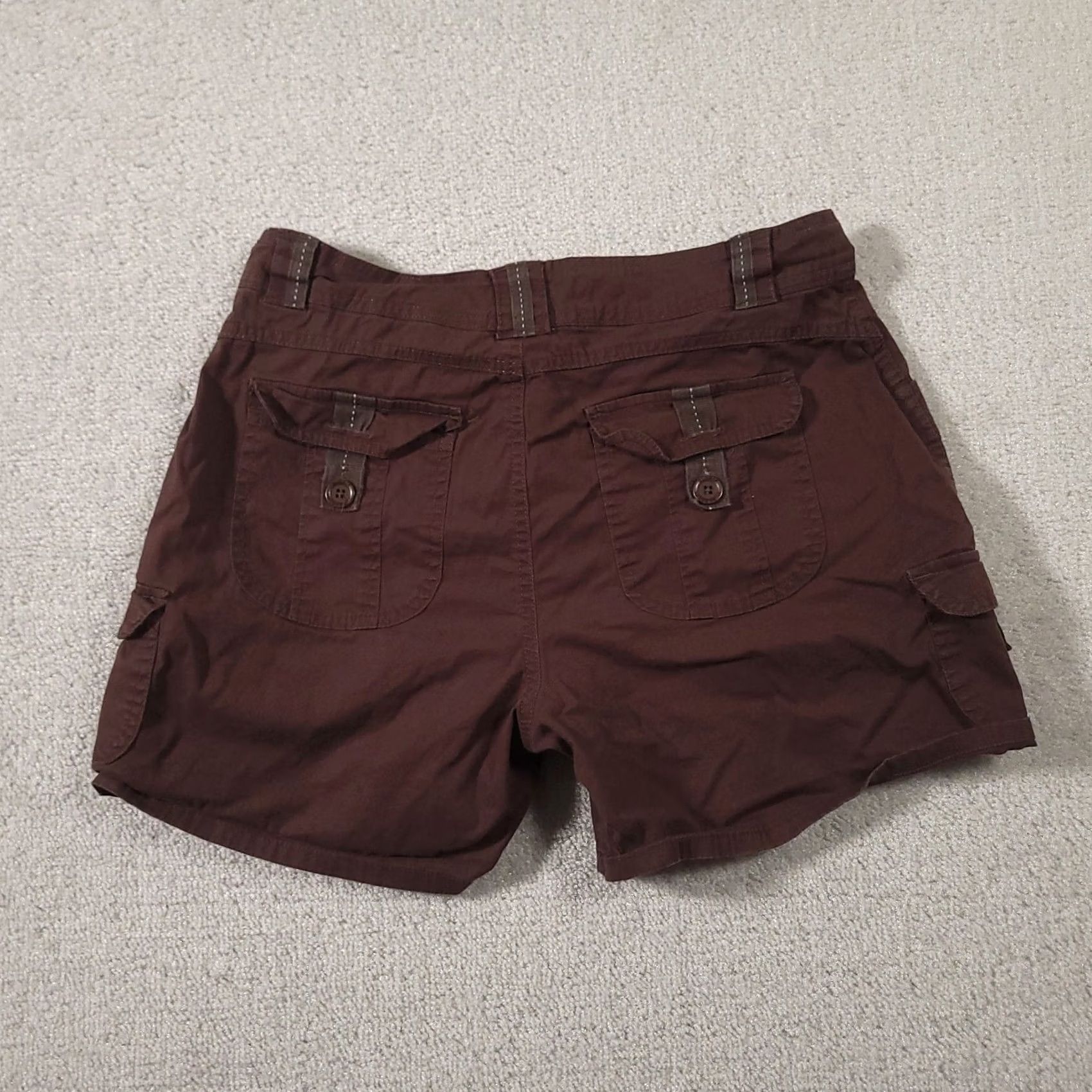 Gloria Vanderbilt Gloria Vanderbilt Cargo Shorts Womens 10 Brown Stretch Cargo Shorts Womens 10 Brown Stretch Size 32" / US 10 / IT 46 - 7 Thumbnail