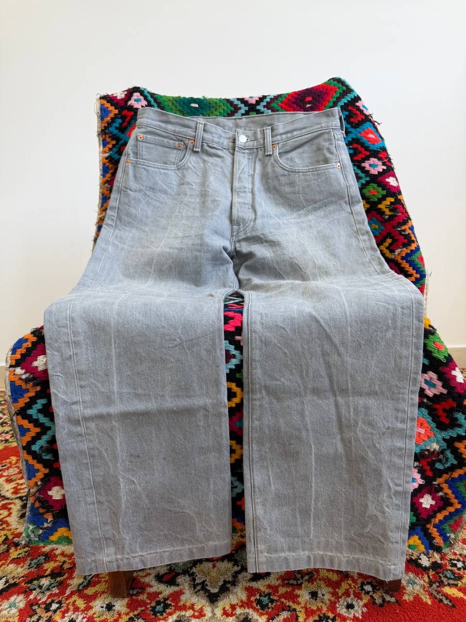 Hysteric Glamour Vintage Hysteric Glamour Style Baggy Washed Jeans Y2K Size US 34 / EU 50 - 5 Thumbnail