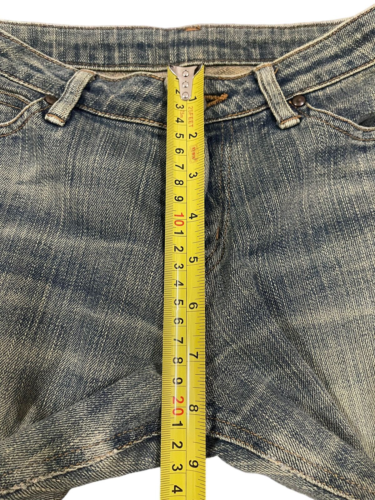 If Six Was Nine Vintage Japanese Brand Blue Wash Style Flare Jeans Size 26" / US 2 / IT 38 - 12 Thumbnail