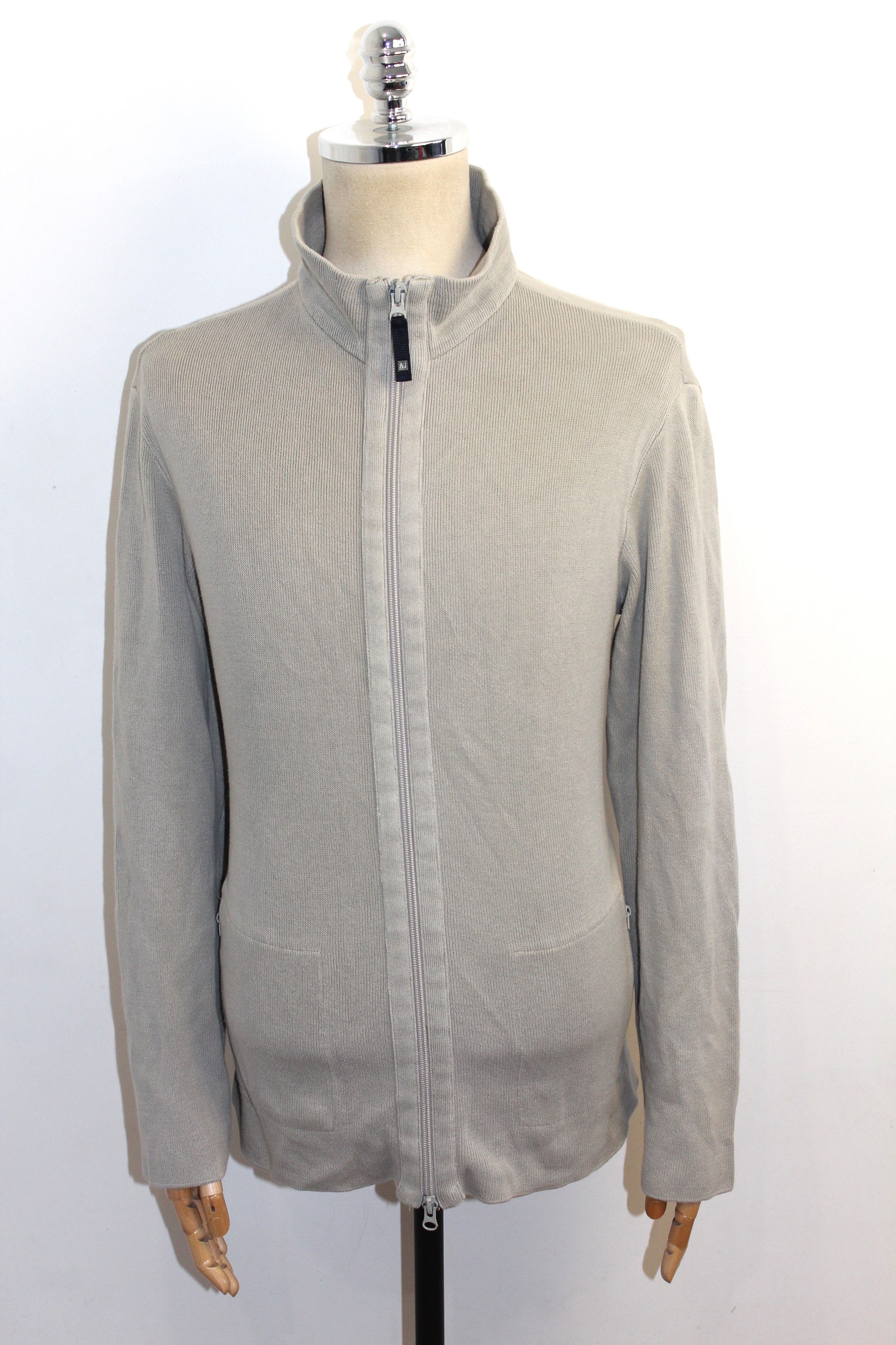 Armani Men's Armani Vintage Zip Cardigan Jumper Size 2XL Size US XXL / EU 58 / 5 - 1 Thumbnail