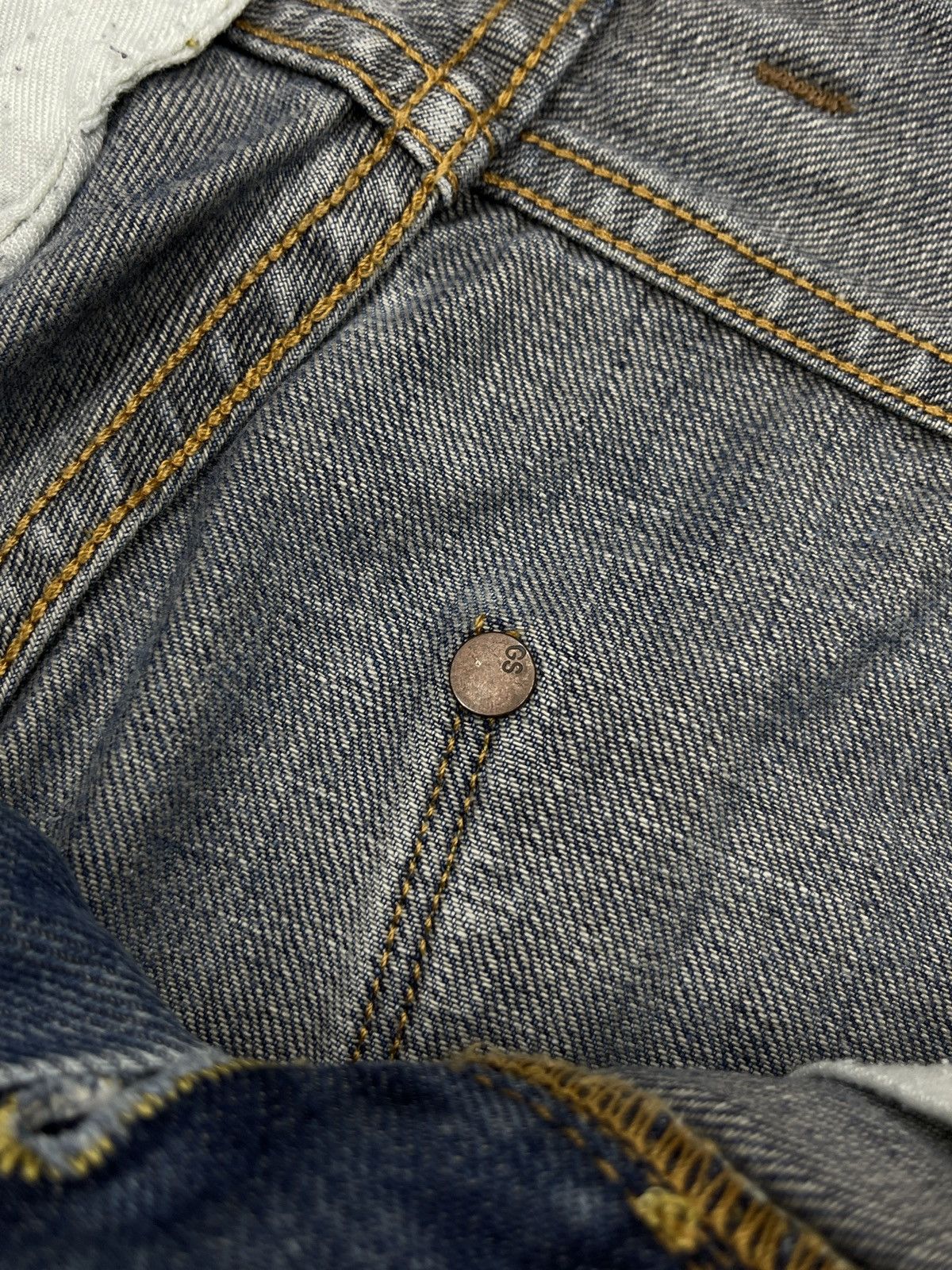 G-Star Vintage G Star Raw Attacc Low Denim Jeans Blue Y2K Size US 33 - 14 Thumbnail