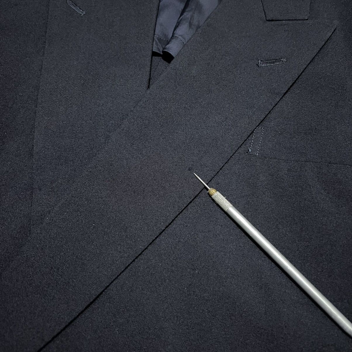 Comme des Garcons Homme 1989 Comme des Garçons Homme Double Breasted Wool Blazer Size 42L - 13 Thumbnail