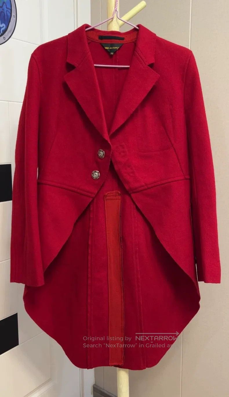 Comme des Garcons Comme Des Garcons Red Tailcoat Size M / US 6-8 / IT 42-44 - 1 Thumbnail