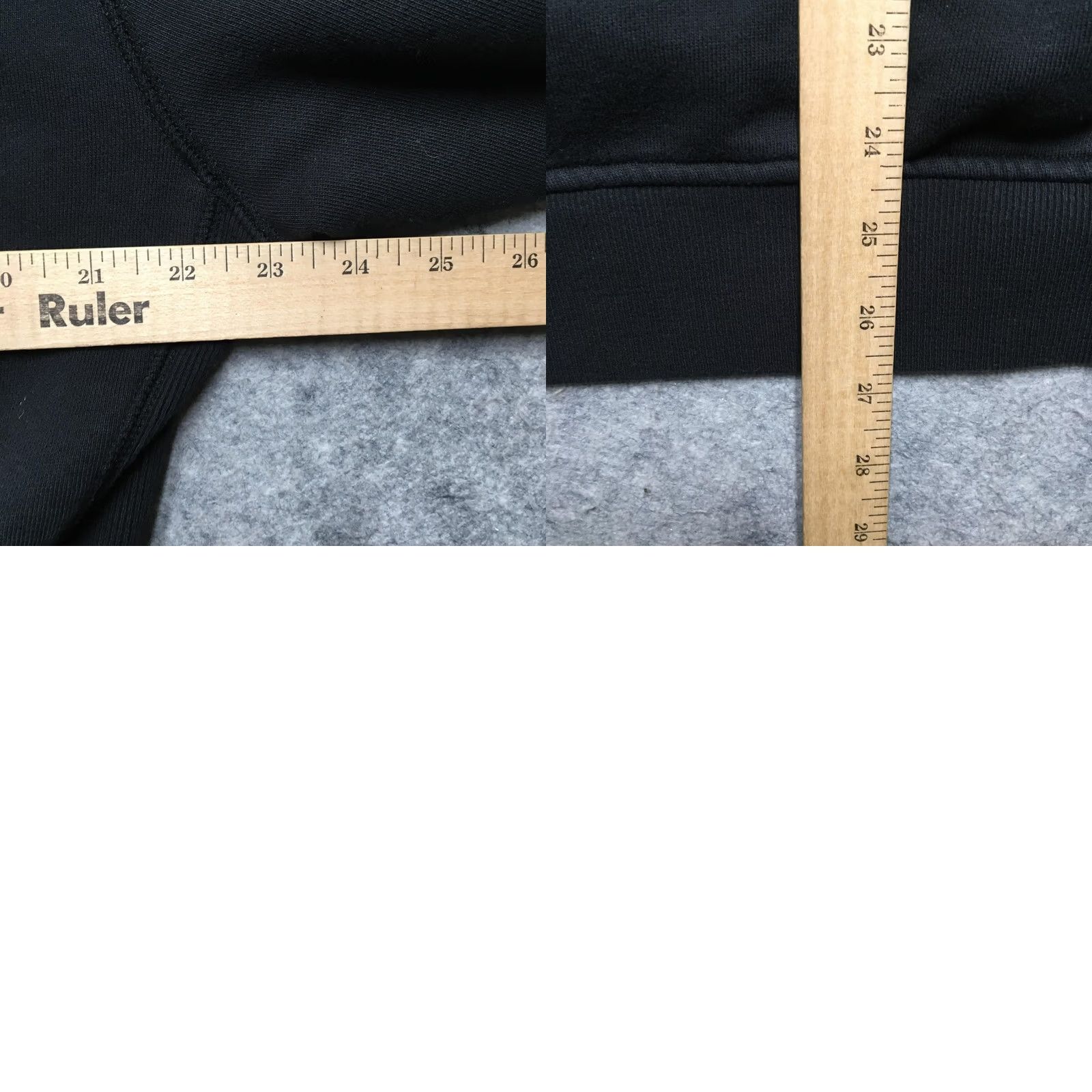 Vintage Greyson Hoodie Mens M Black Pullover Fleece Graphic Print City Motor City Logo Crew Neck Long Sleeve Pockets Size US M / EU 48-50 / 2 - 9 Thumbnail