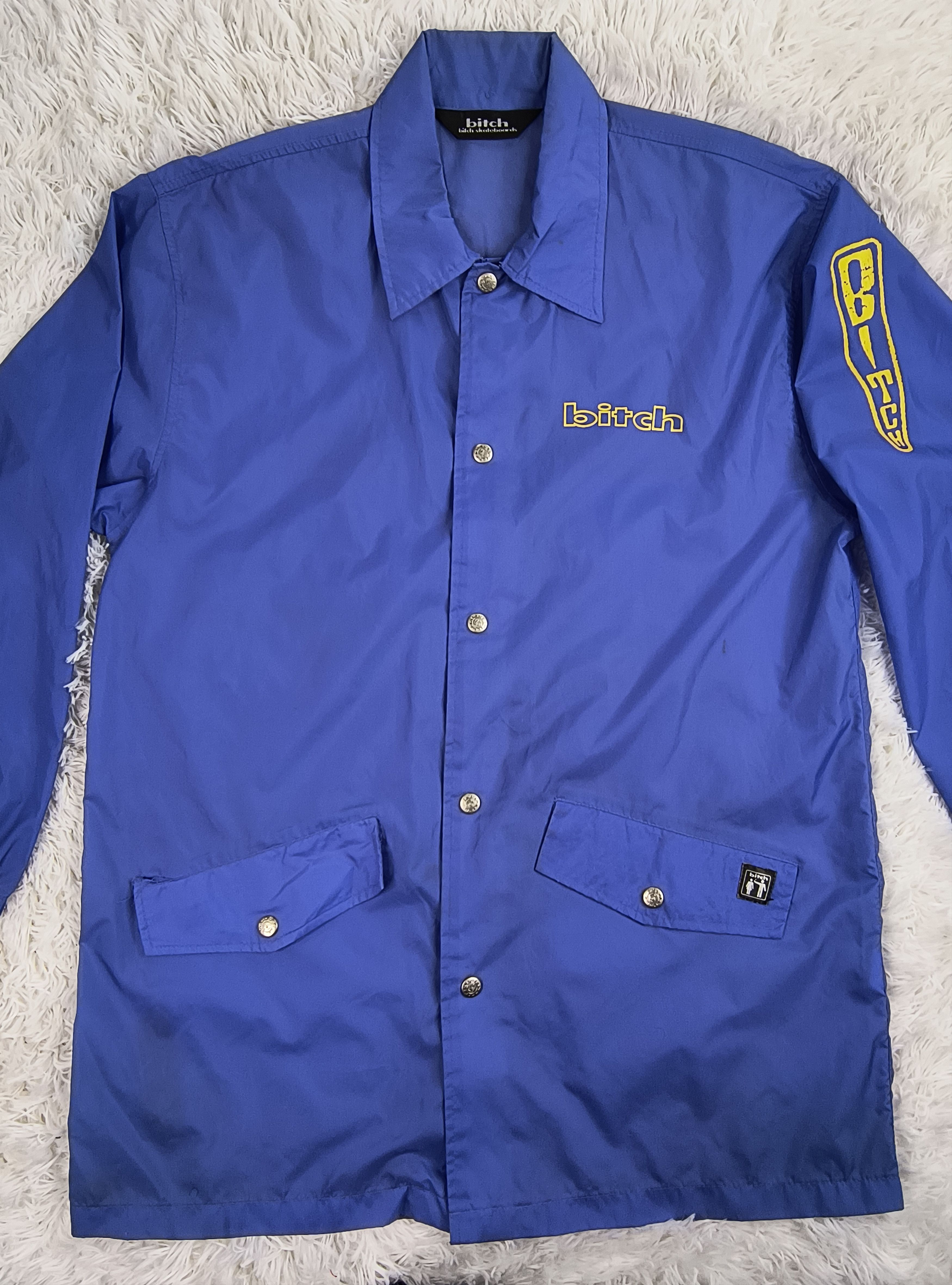 Vintage Vintage bitch skateboards 90s windbreaker jacket Size US L / EU 52-54 / 3 - 2 Thumbnail